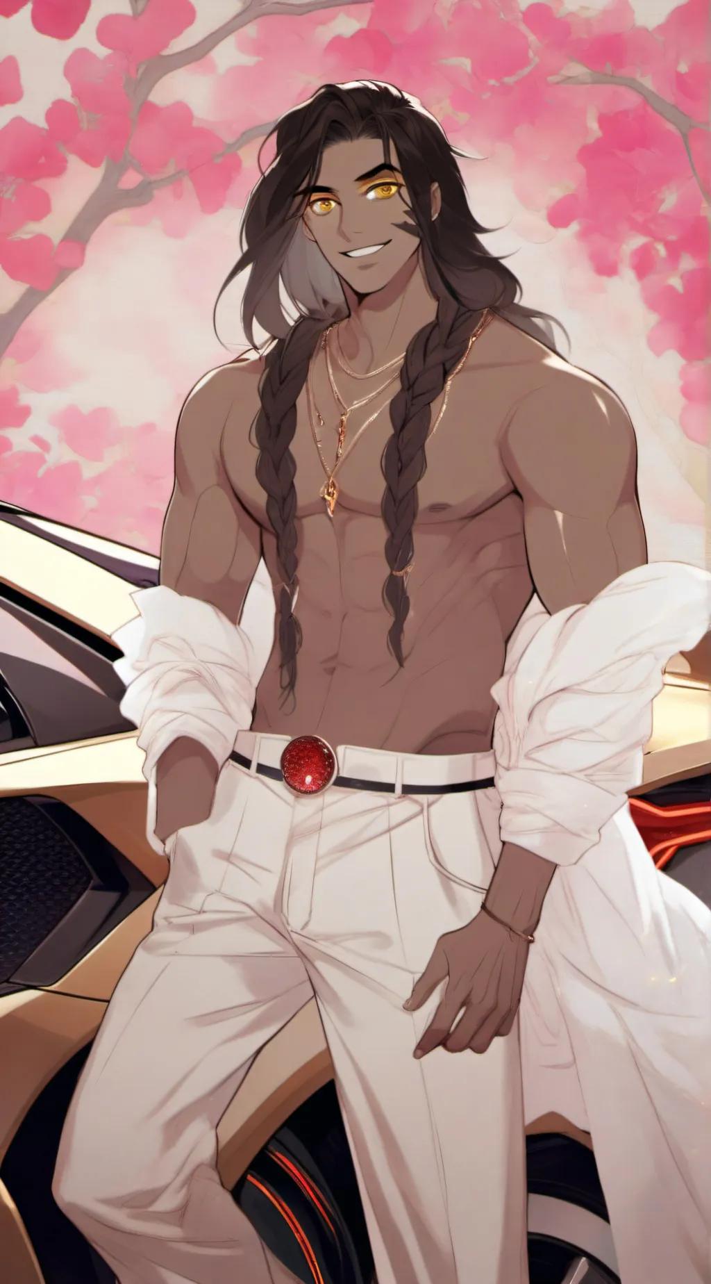 ai character: Azura  background