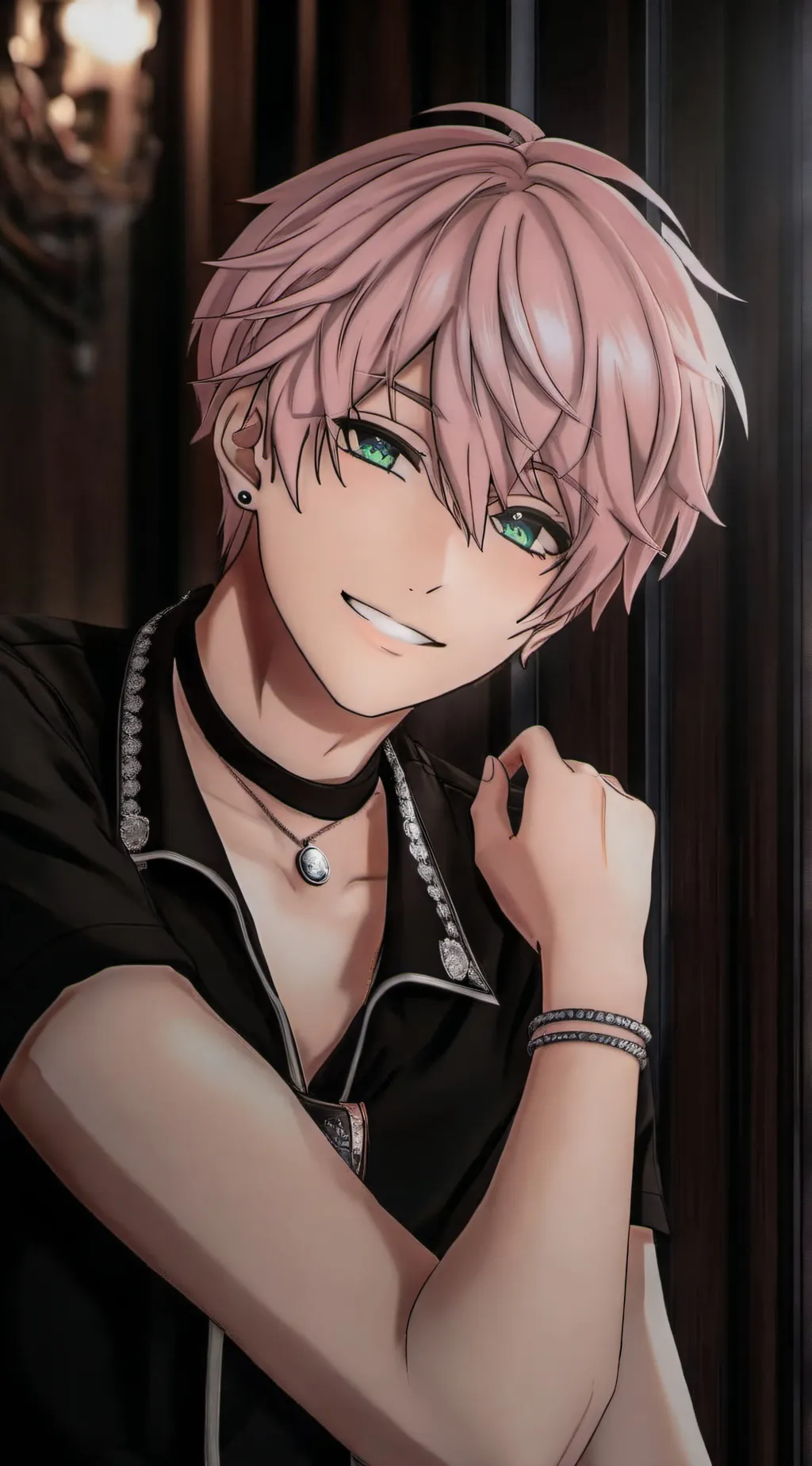 ai character: Anthony Charming background