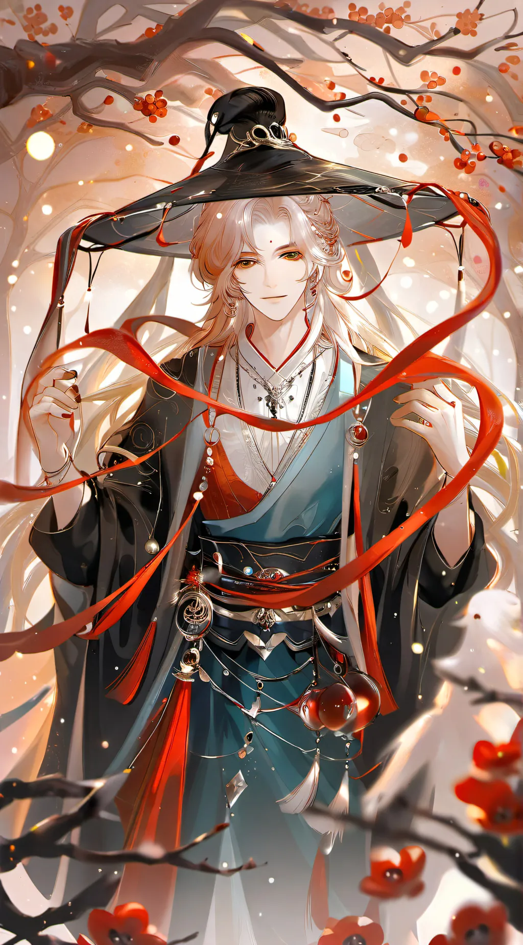 ai character: Idk name him background