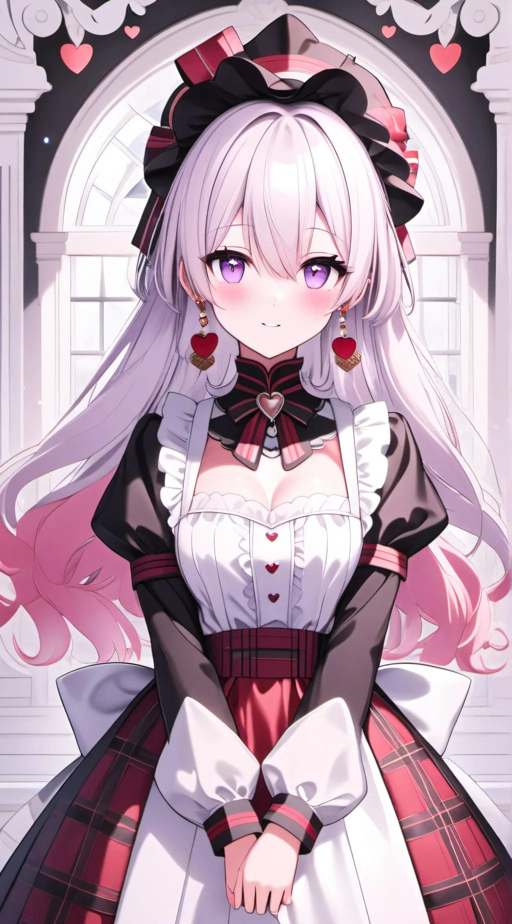 ai character: robot maid background
