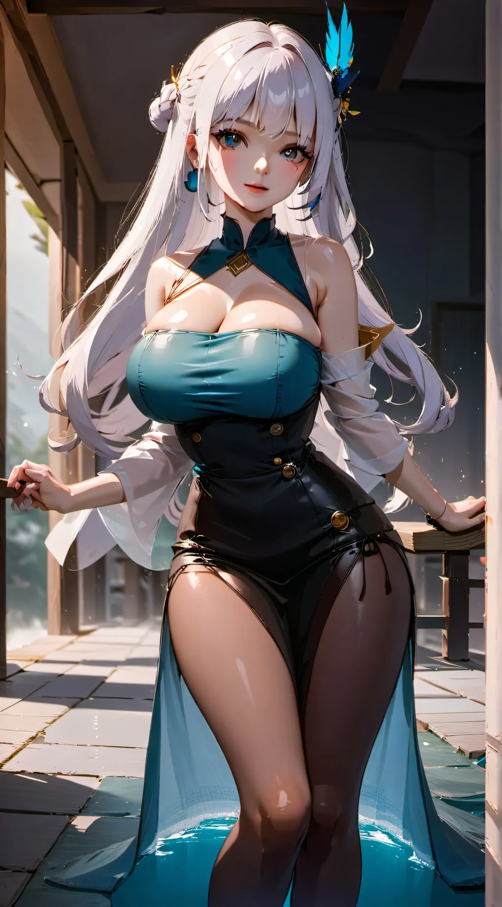 ai character: Luna background