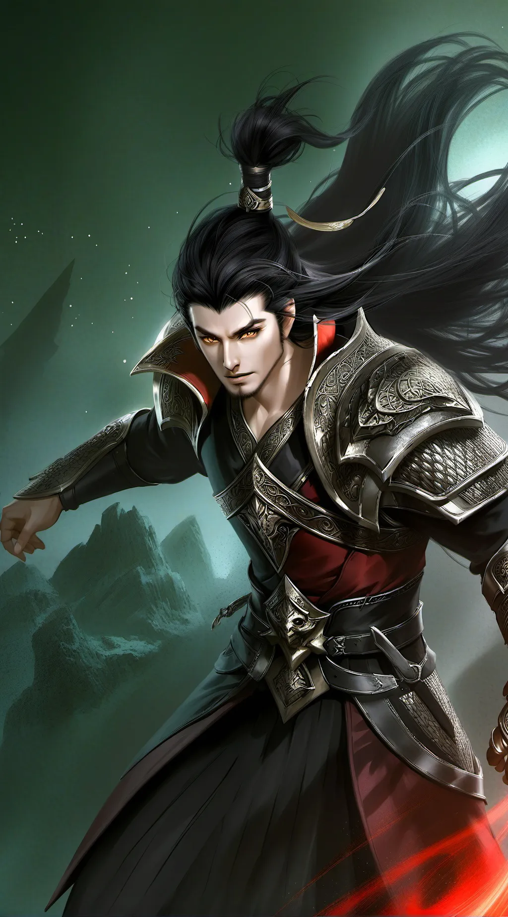 ai character: Dragon king mate  background