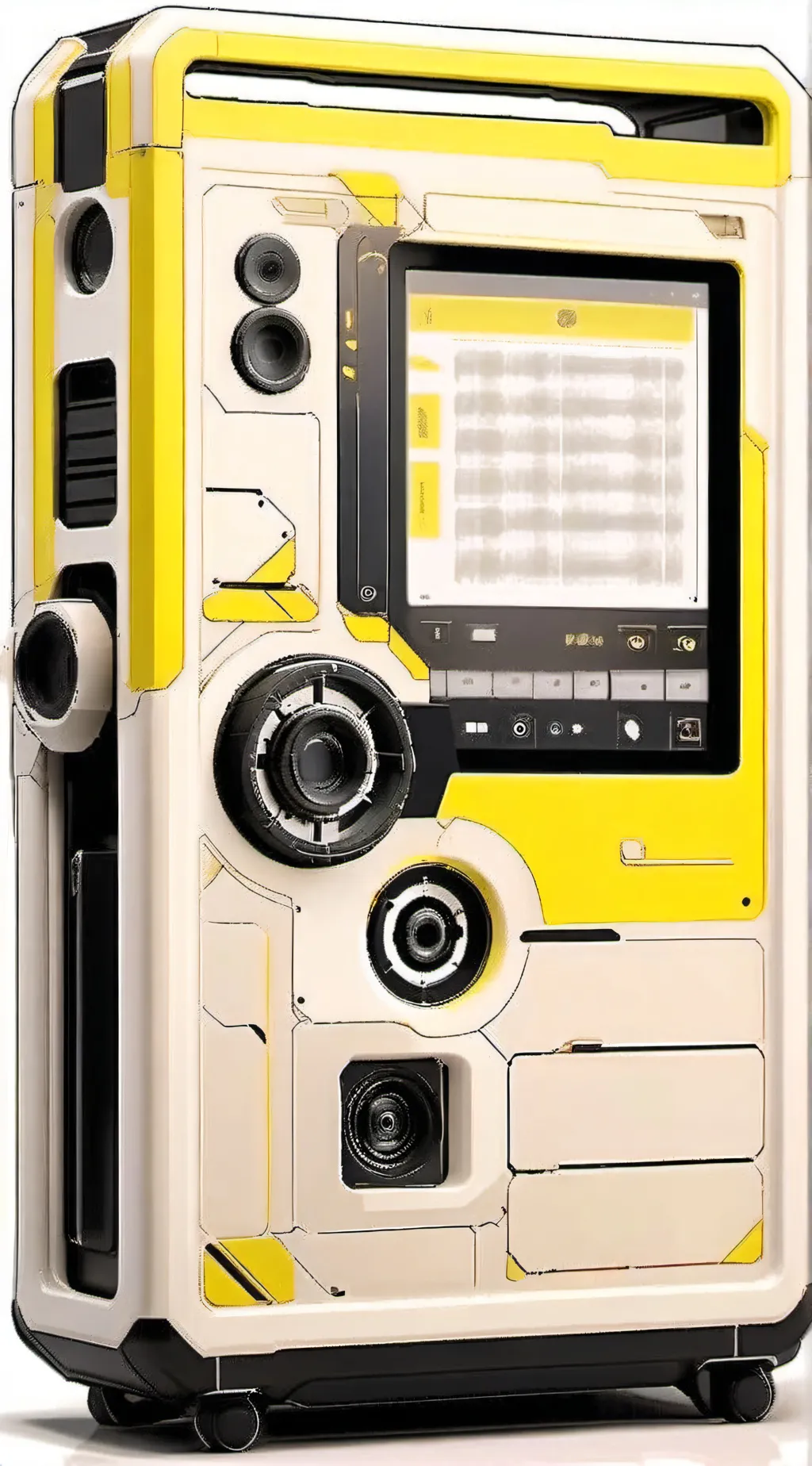 ai character: Time machine! background