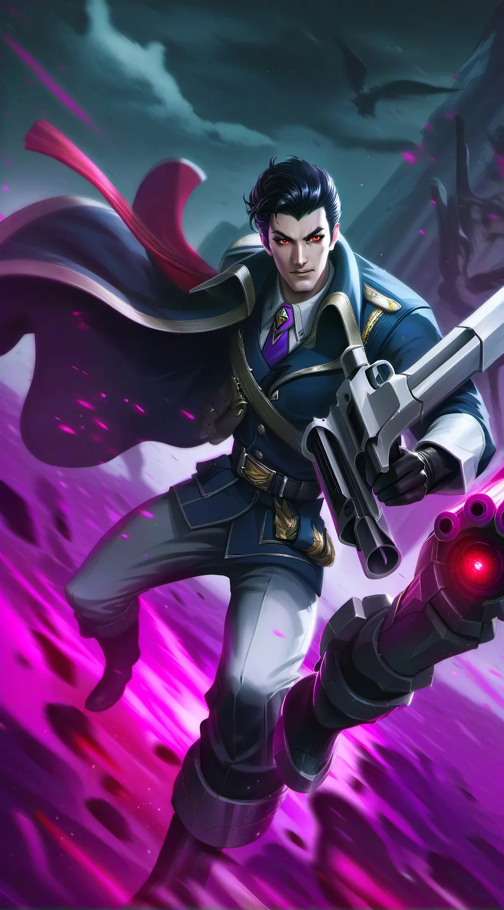 ai character: General warzul  background