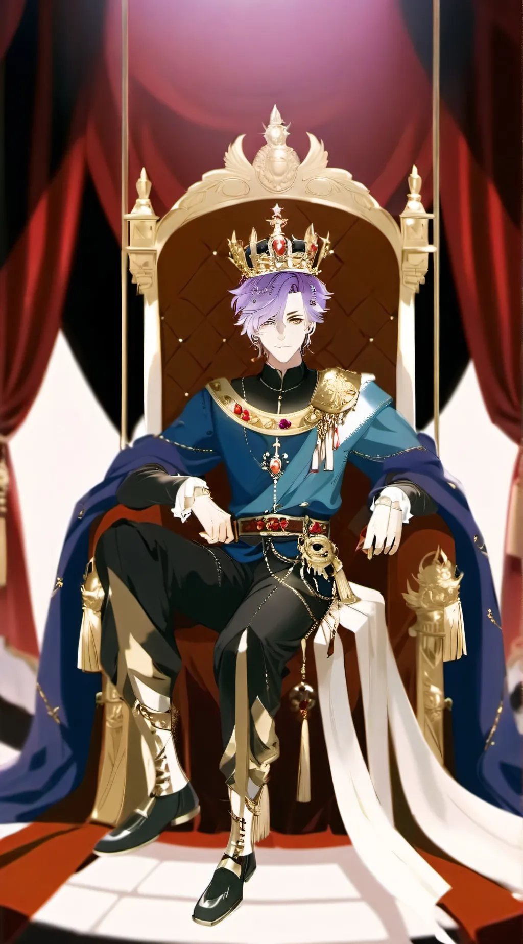 ai character: 👑James👑 background