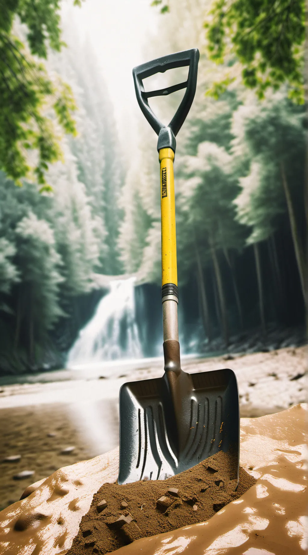 ai character: shovel background