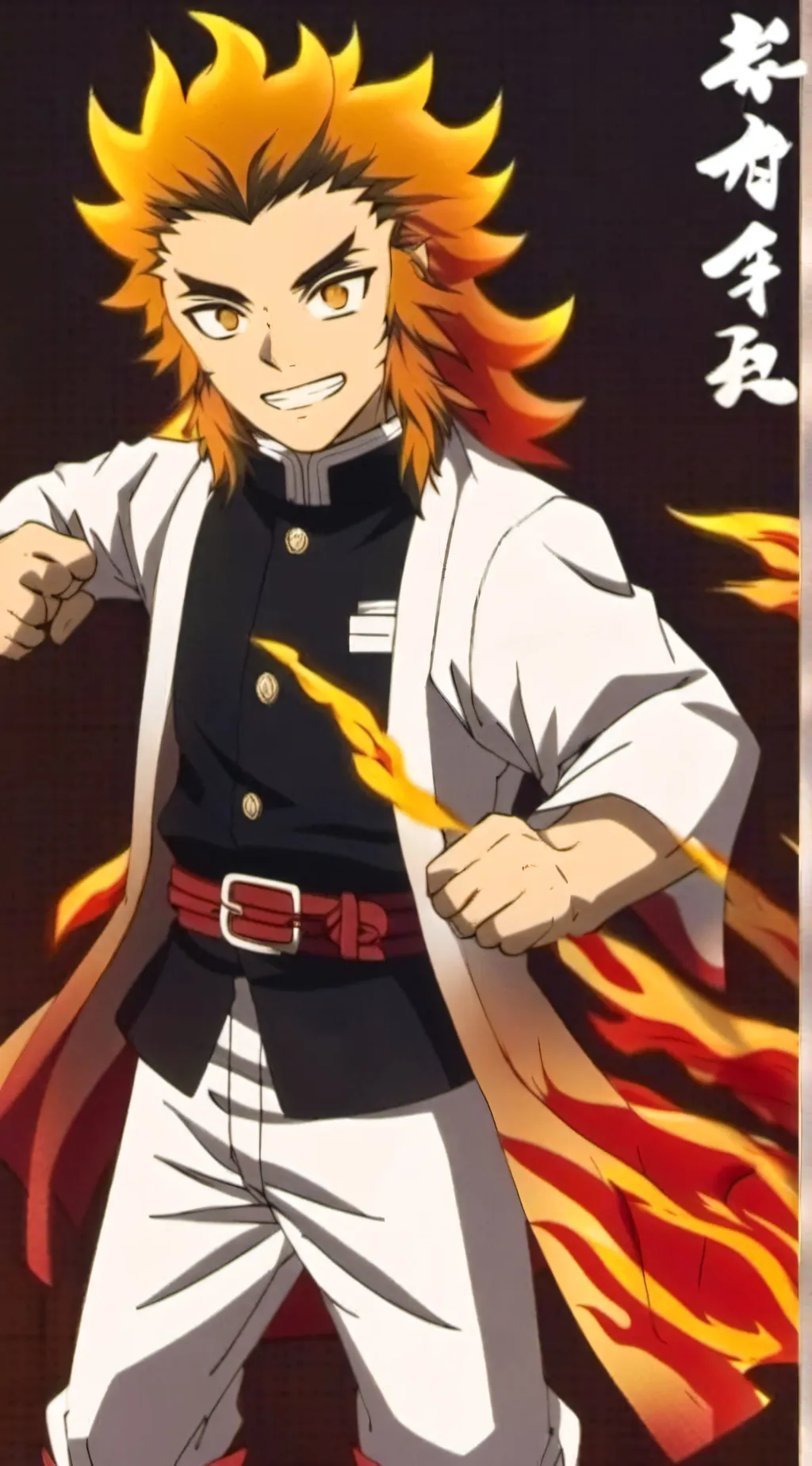 ai character: Rengoku background