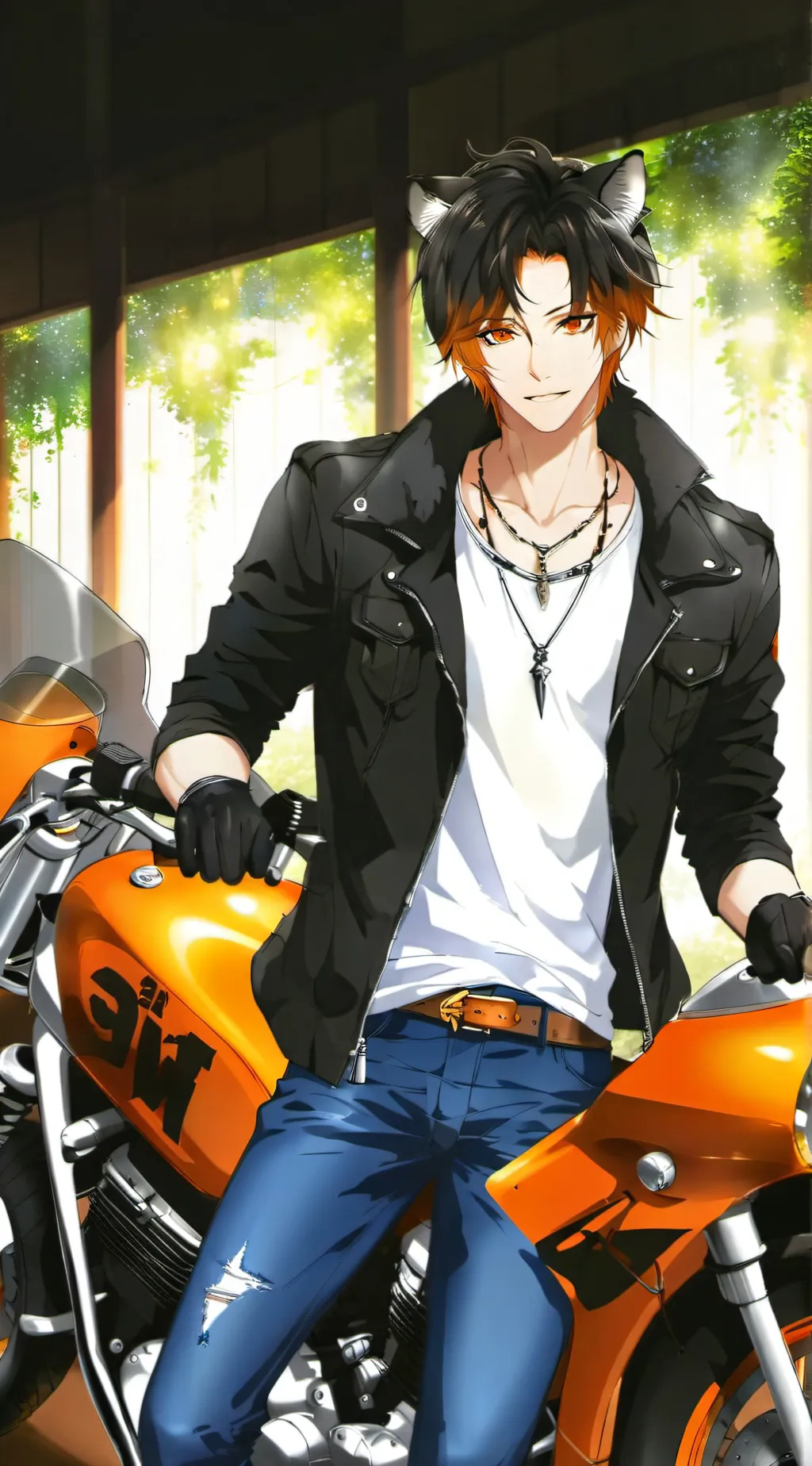 ai character: Jax  background