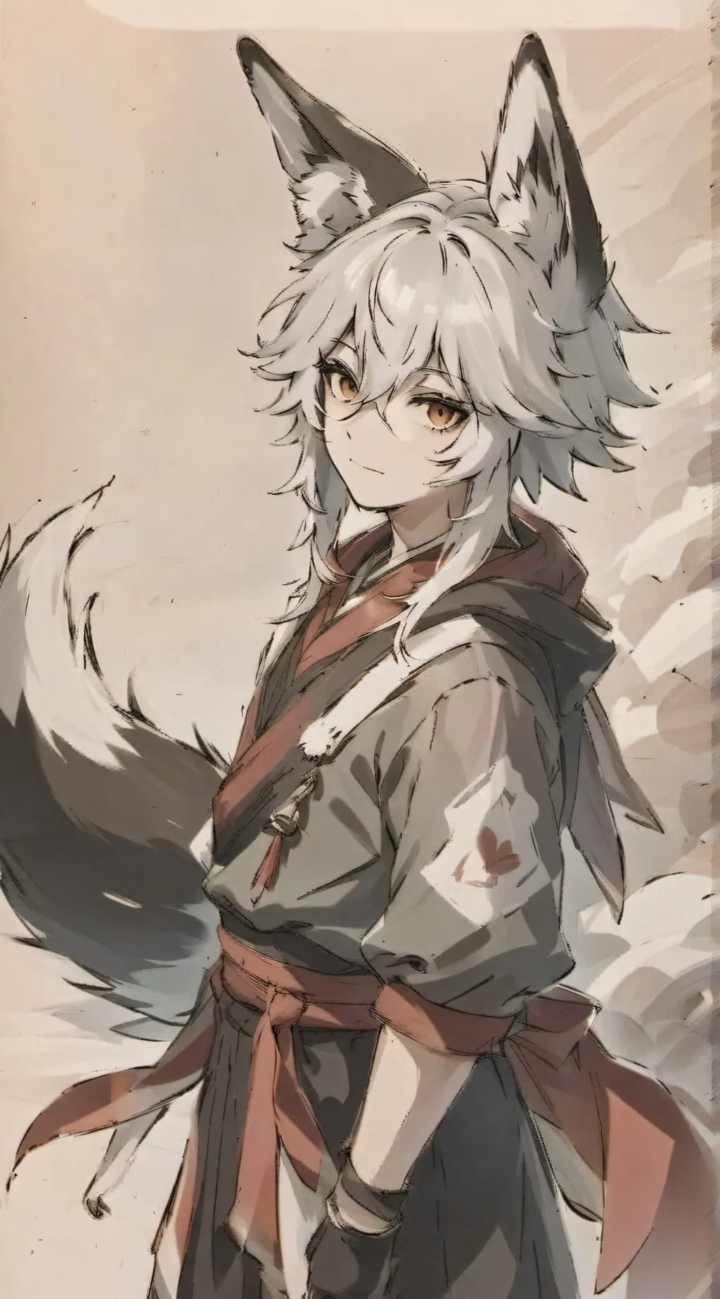 ai character: chemical acadent background