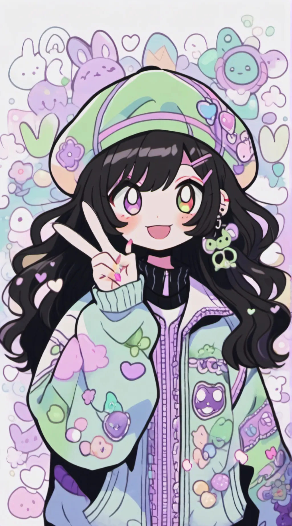 ai character: 𝓛𝓲𝓵𝔂🎀 background