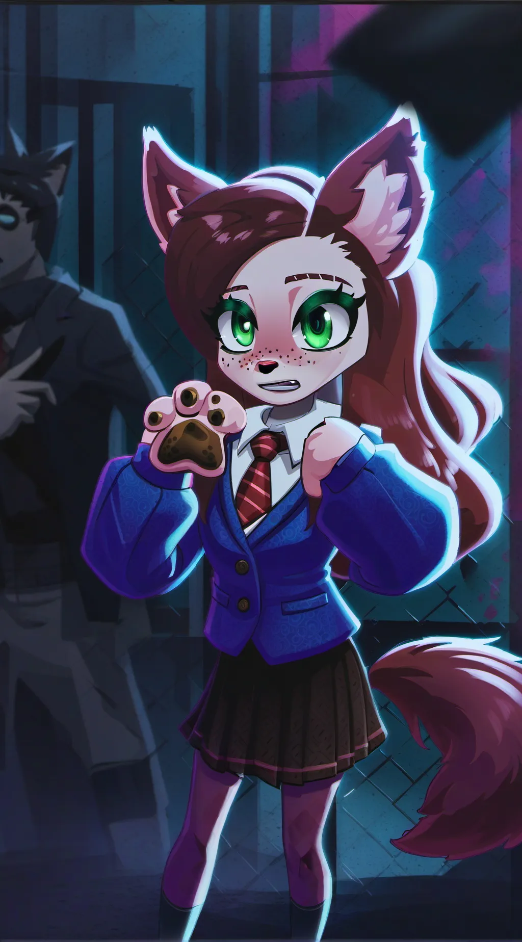 ai character: Oreo Sanderson background