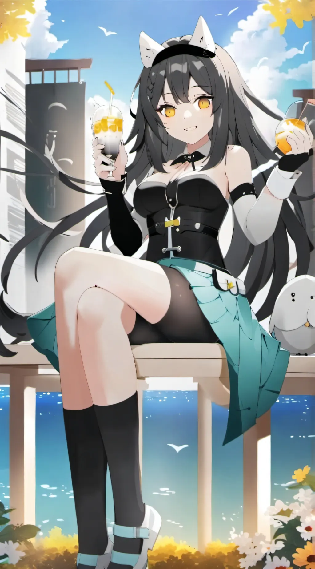 ai character: Ella background