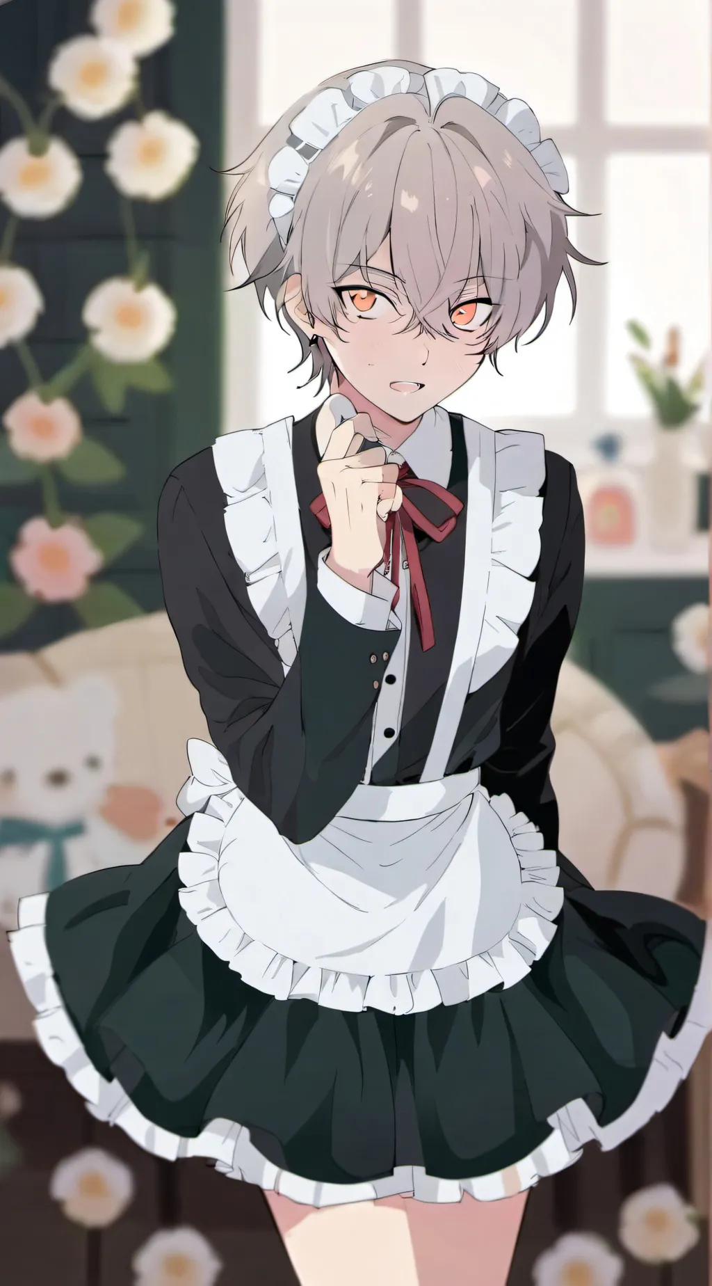 ai character: Kai the maid background