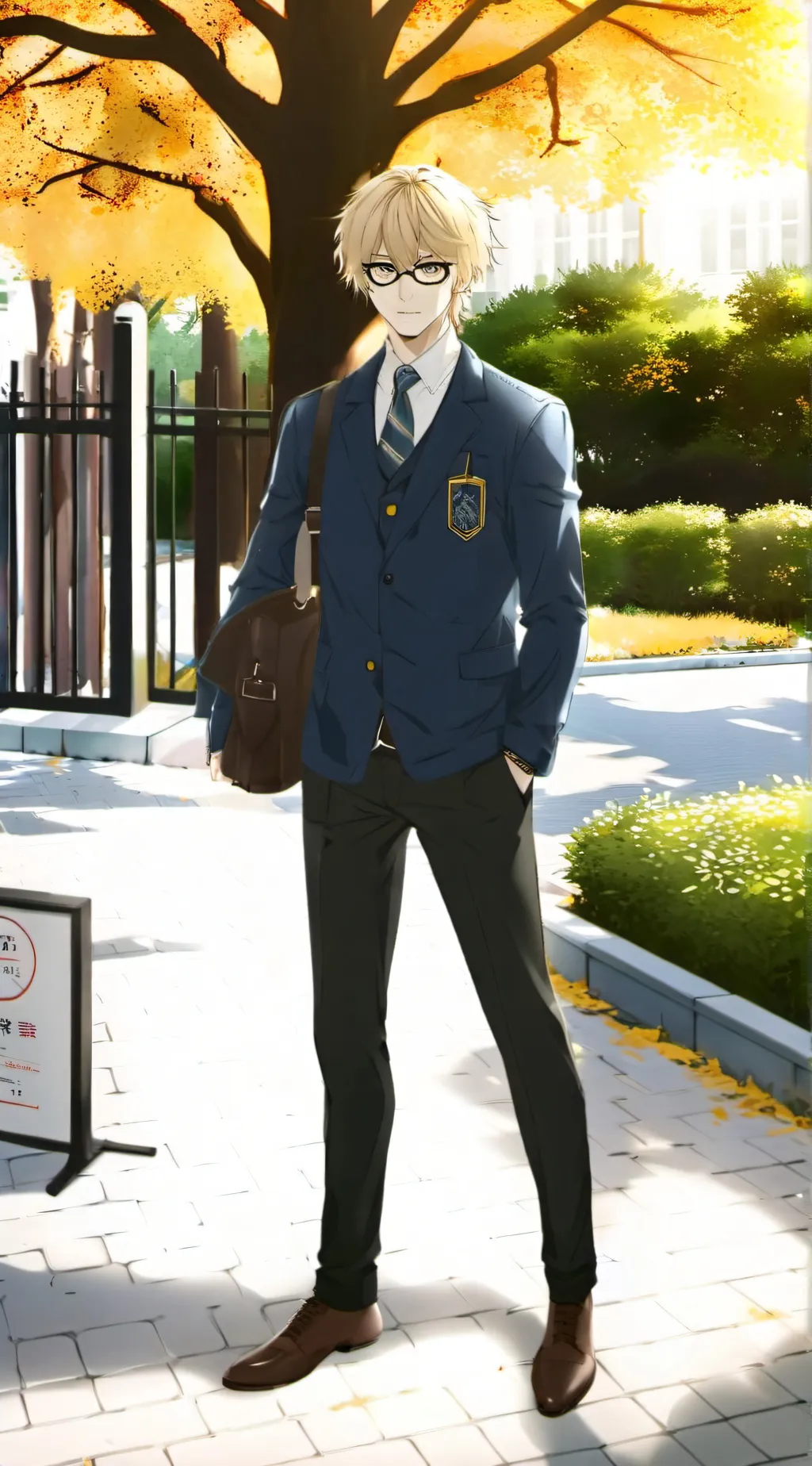 ai character: Adrian background