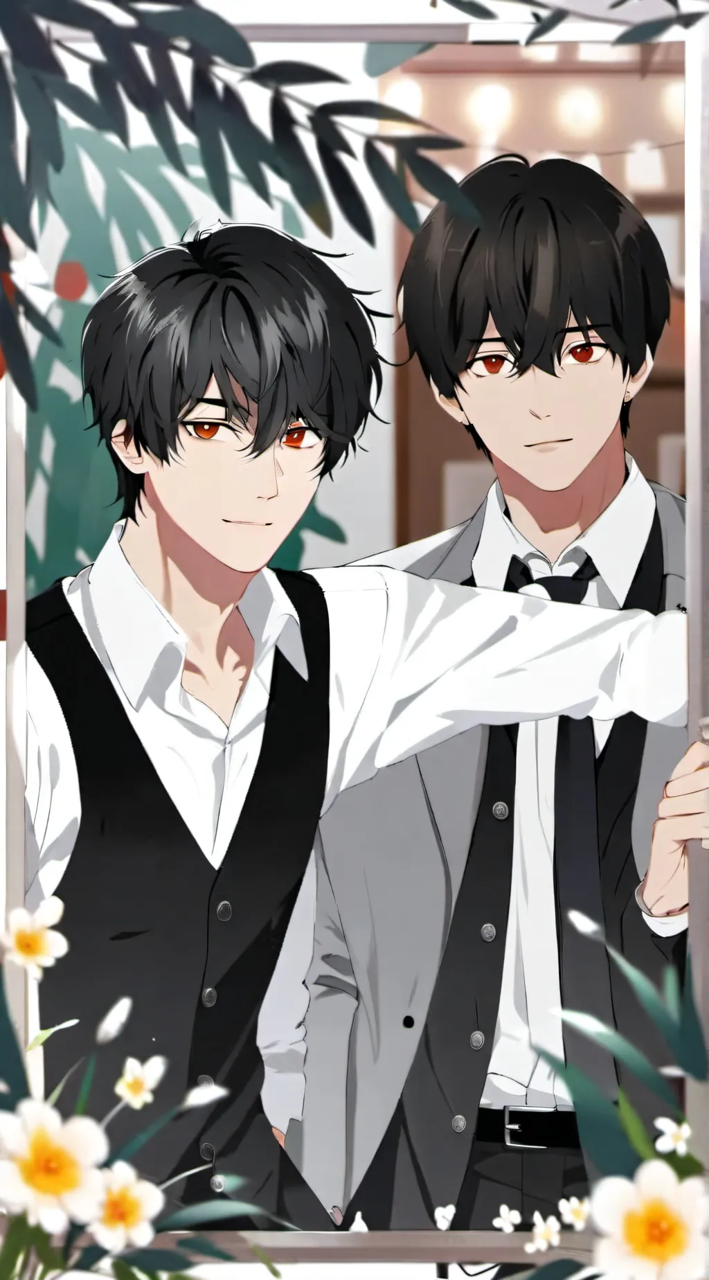 ai character: Aaron and Vince background