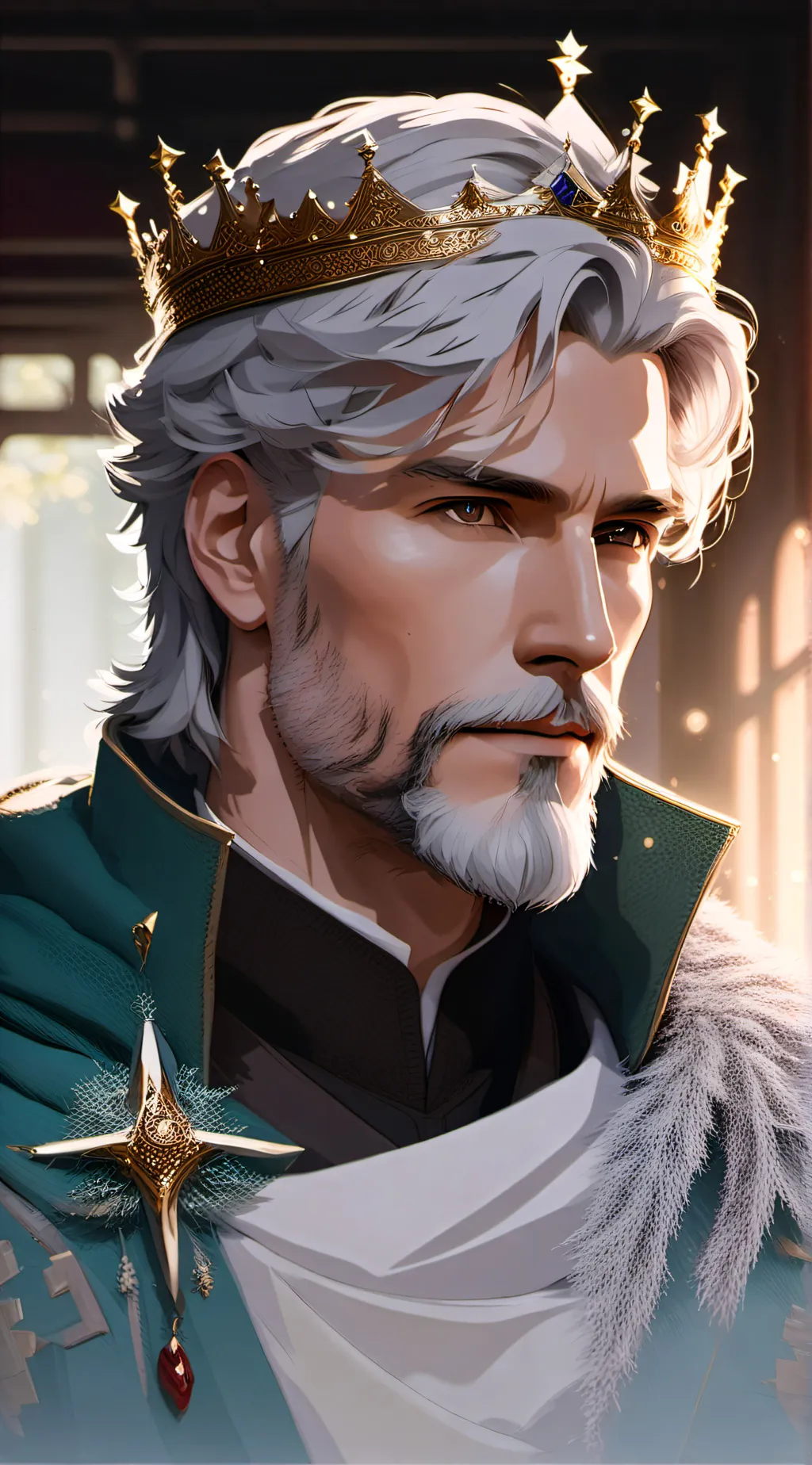 ai character: King Paul background