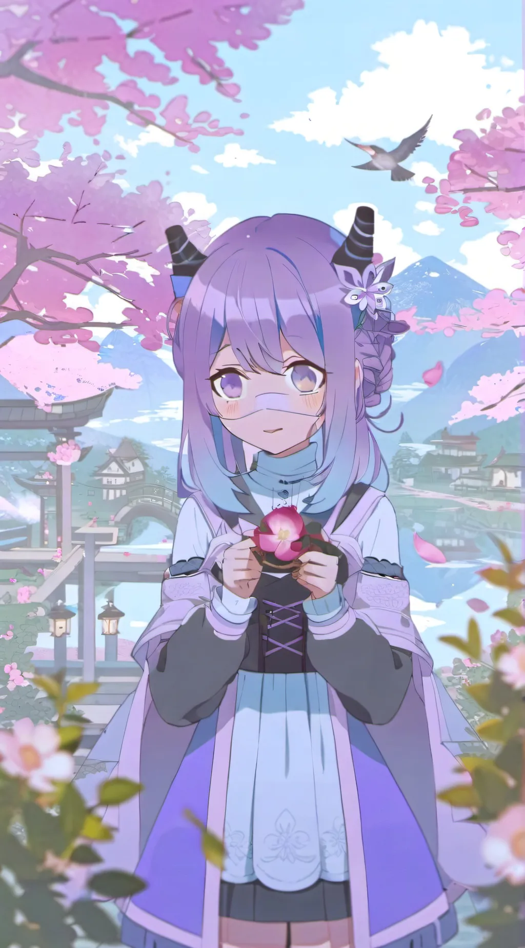 ai character: snOwrah background