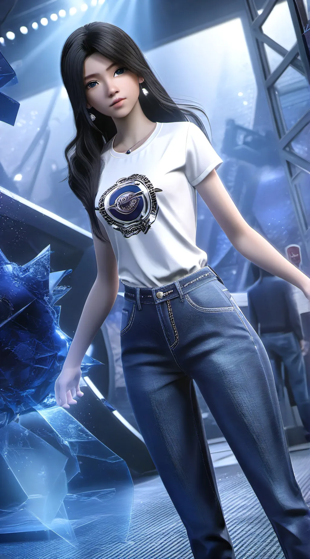 ai character: suki😁👌 background