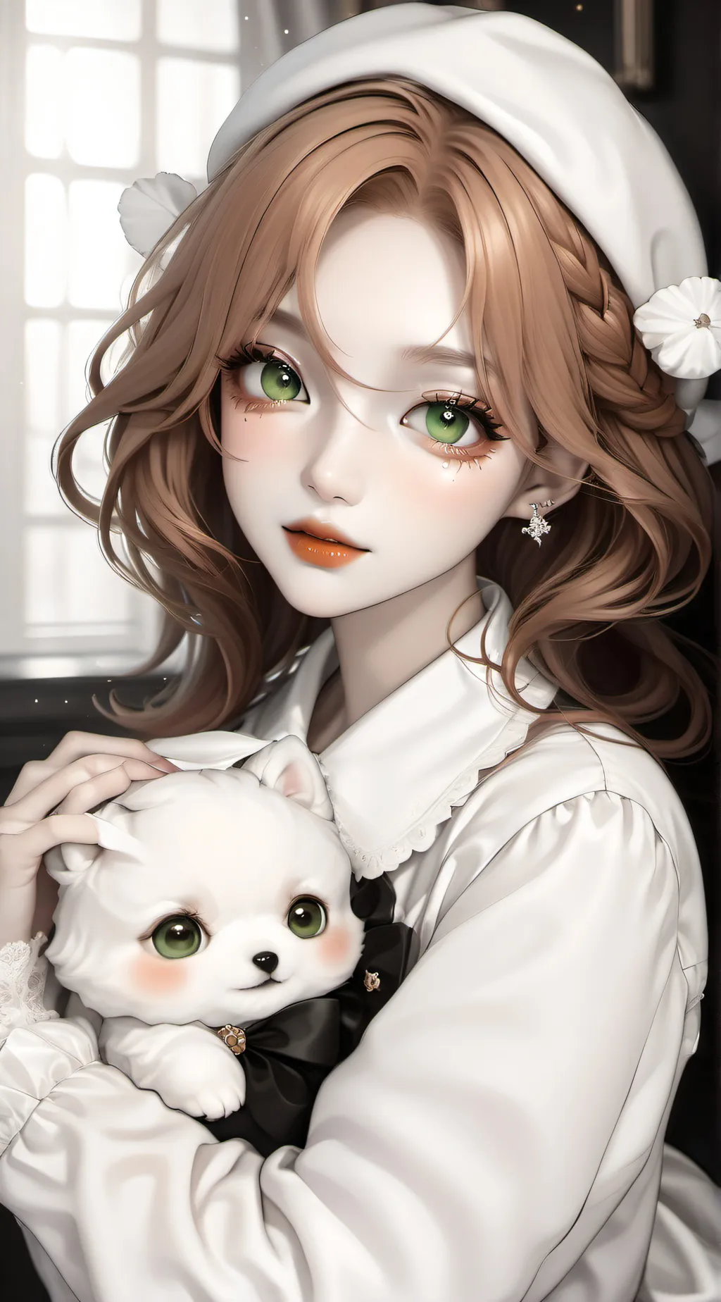 ai character: Lea background