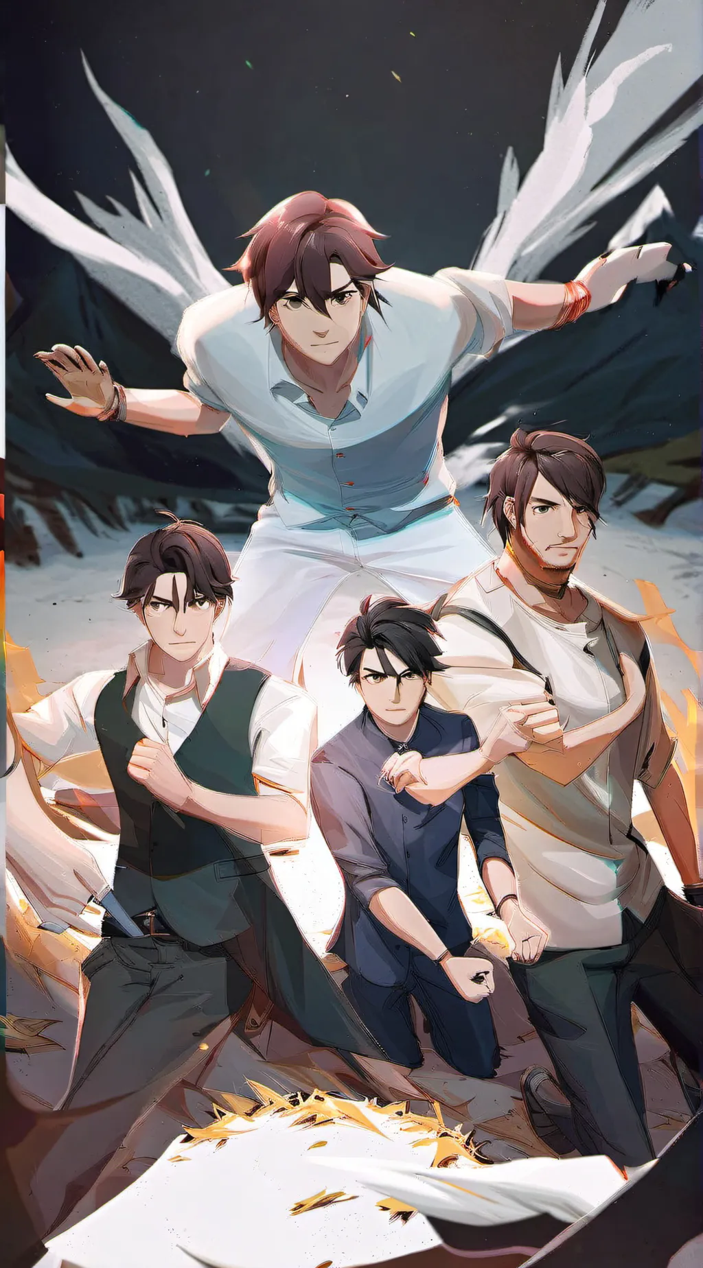 ai character: Ryo Anderson background