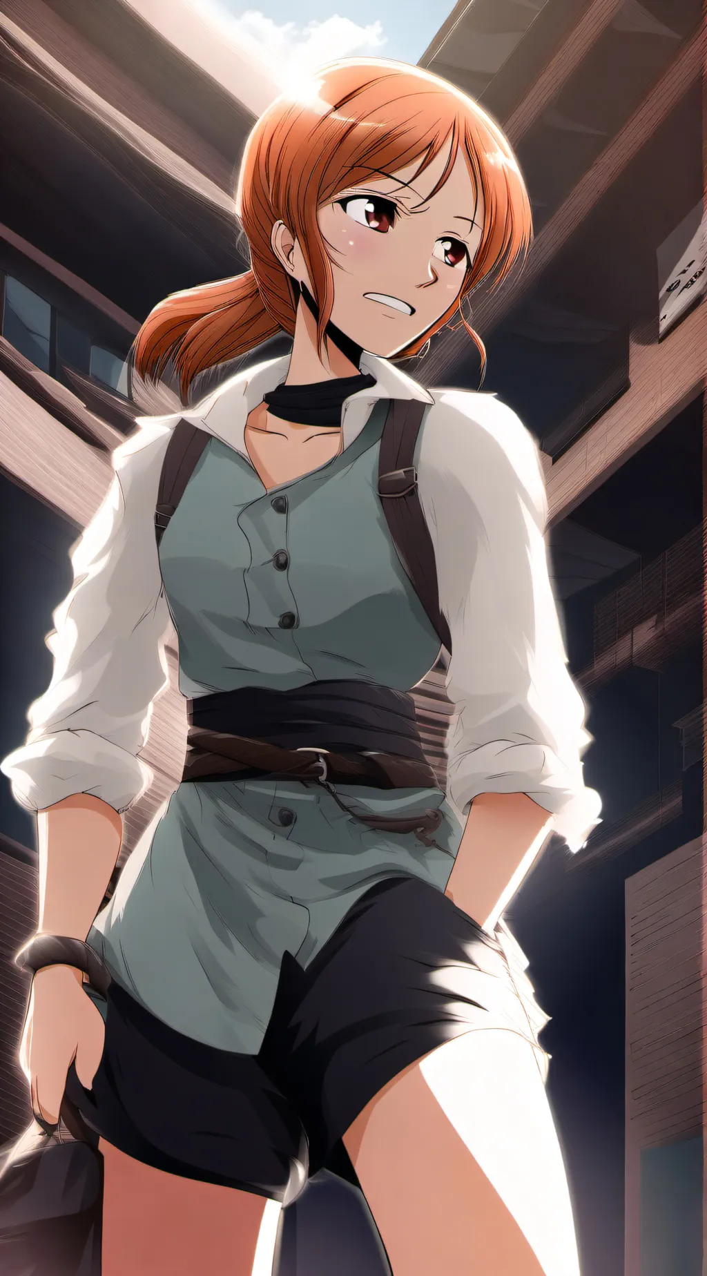 ai character: Nami background