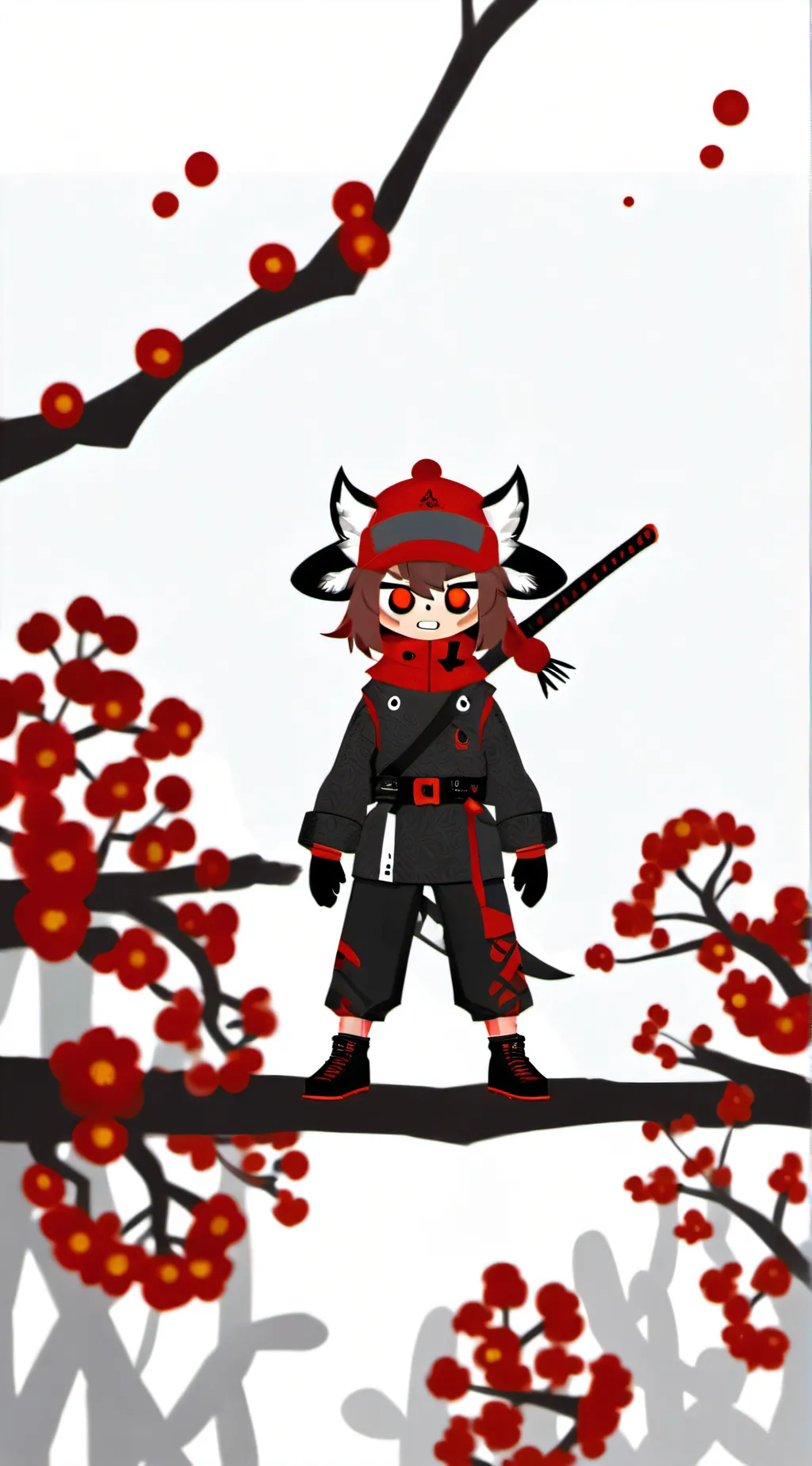 ai character: Gekido. background