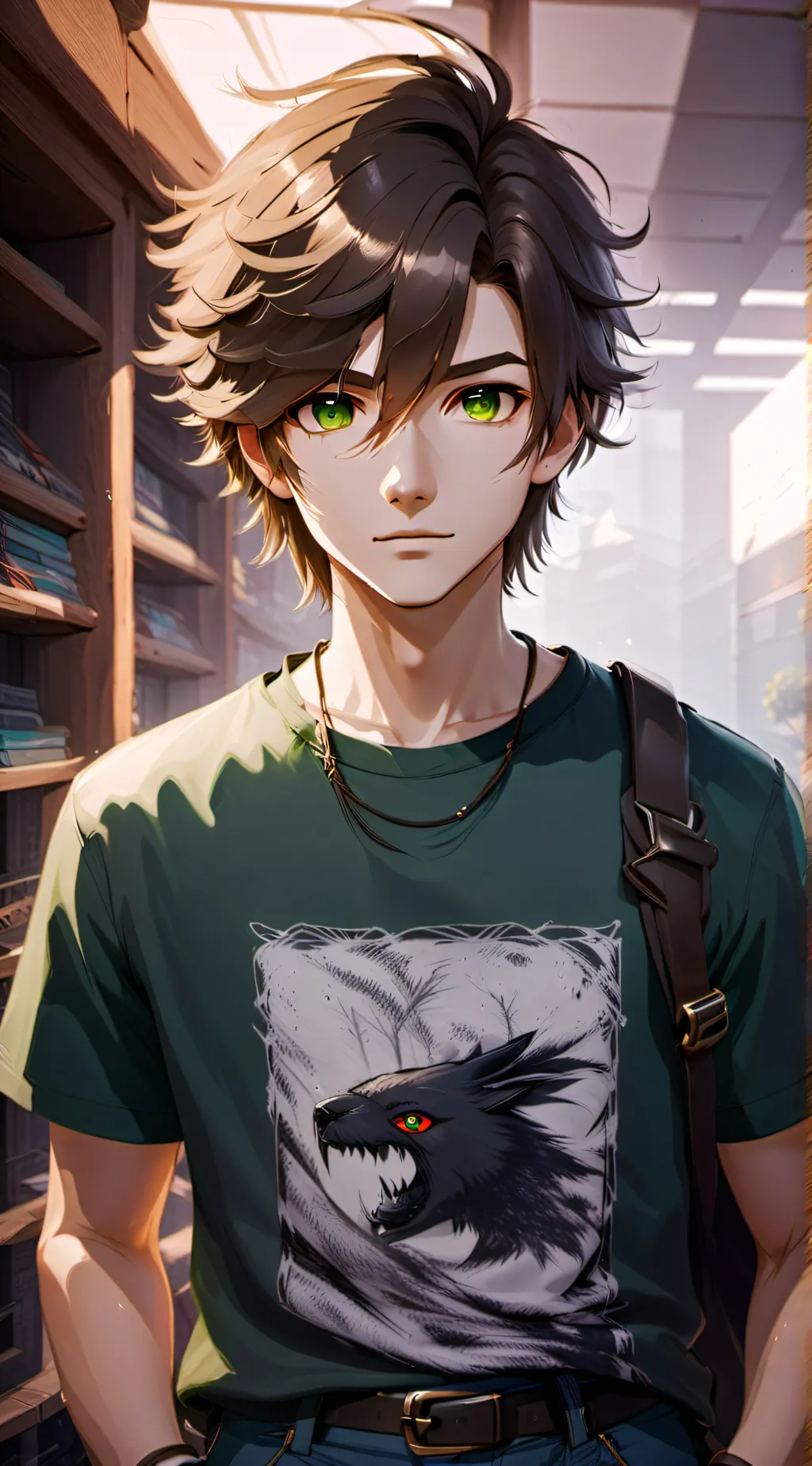 ai character: Hex background