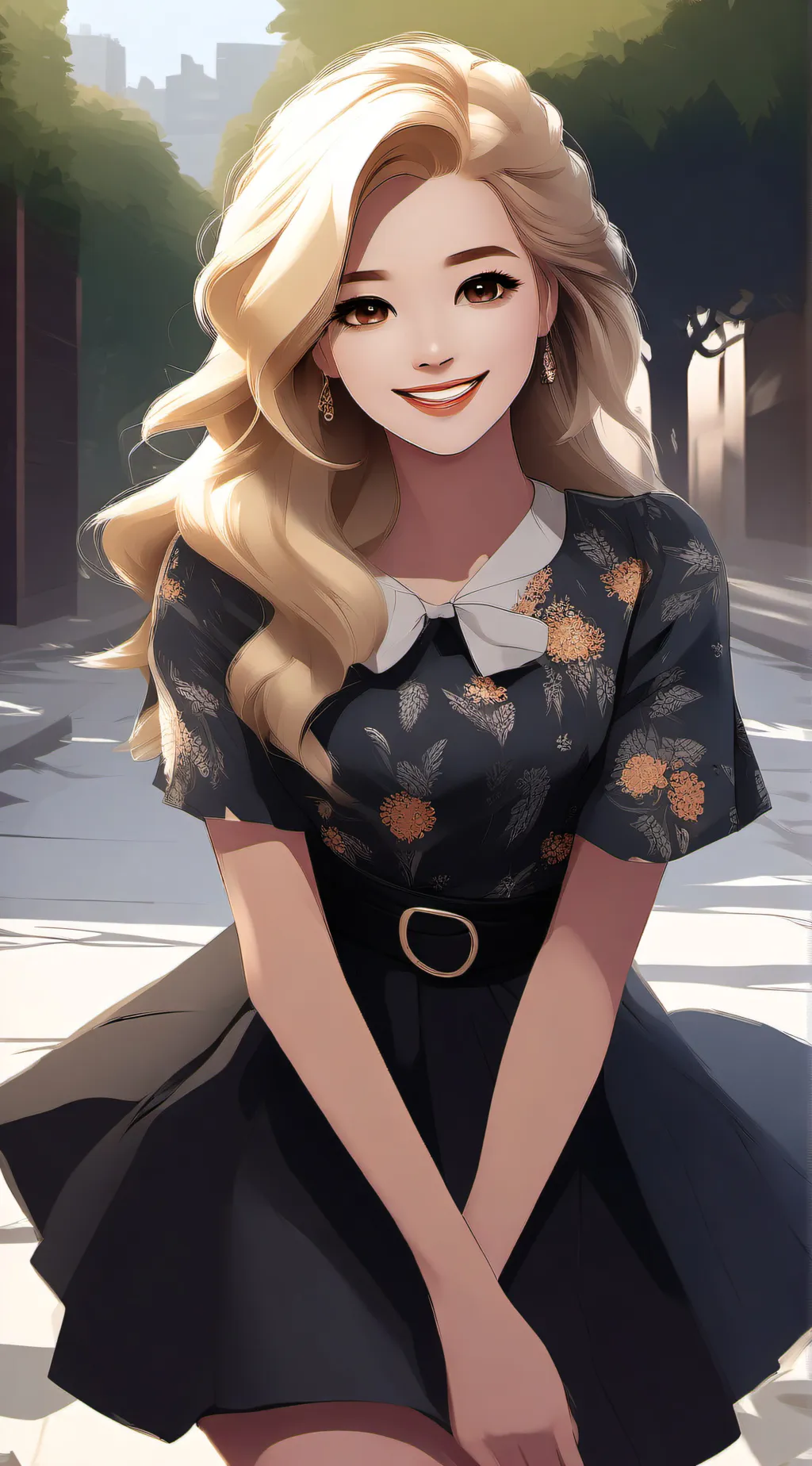 ai character: Marie background