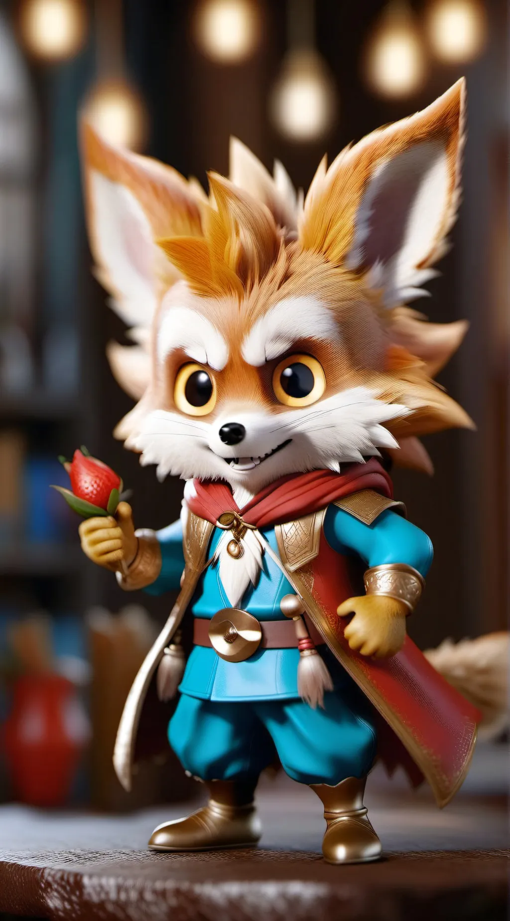 ai character: Tails The Fox background