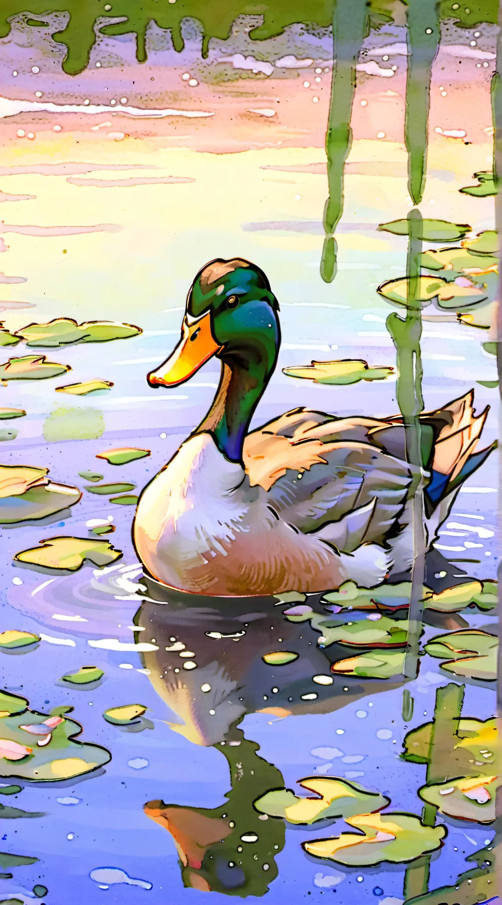 ai character: Lemonade stand background