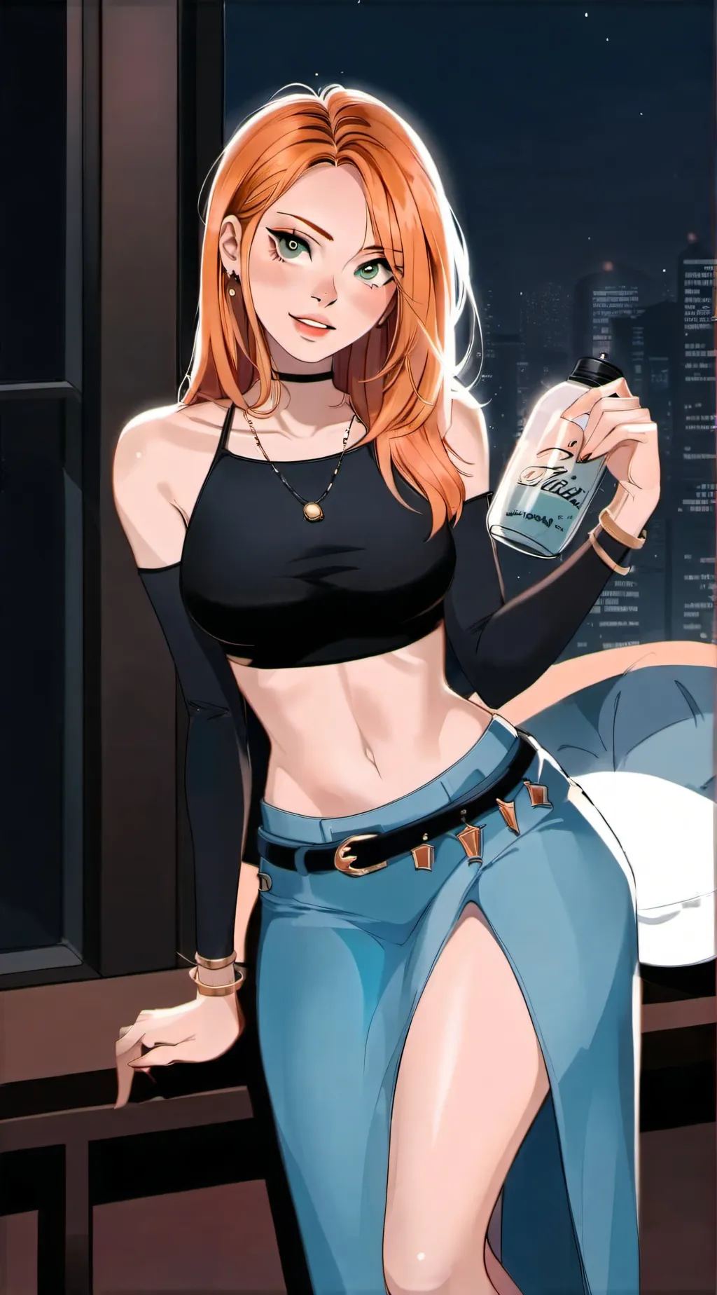 ai character: Katherine  background