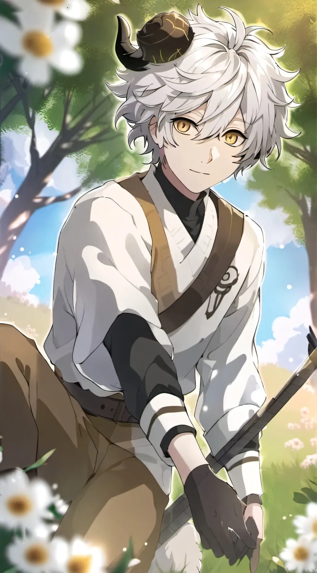 ai character: Wooly background