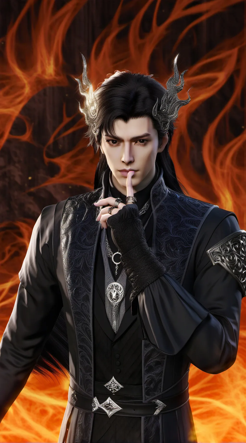 ai character: Shang  background