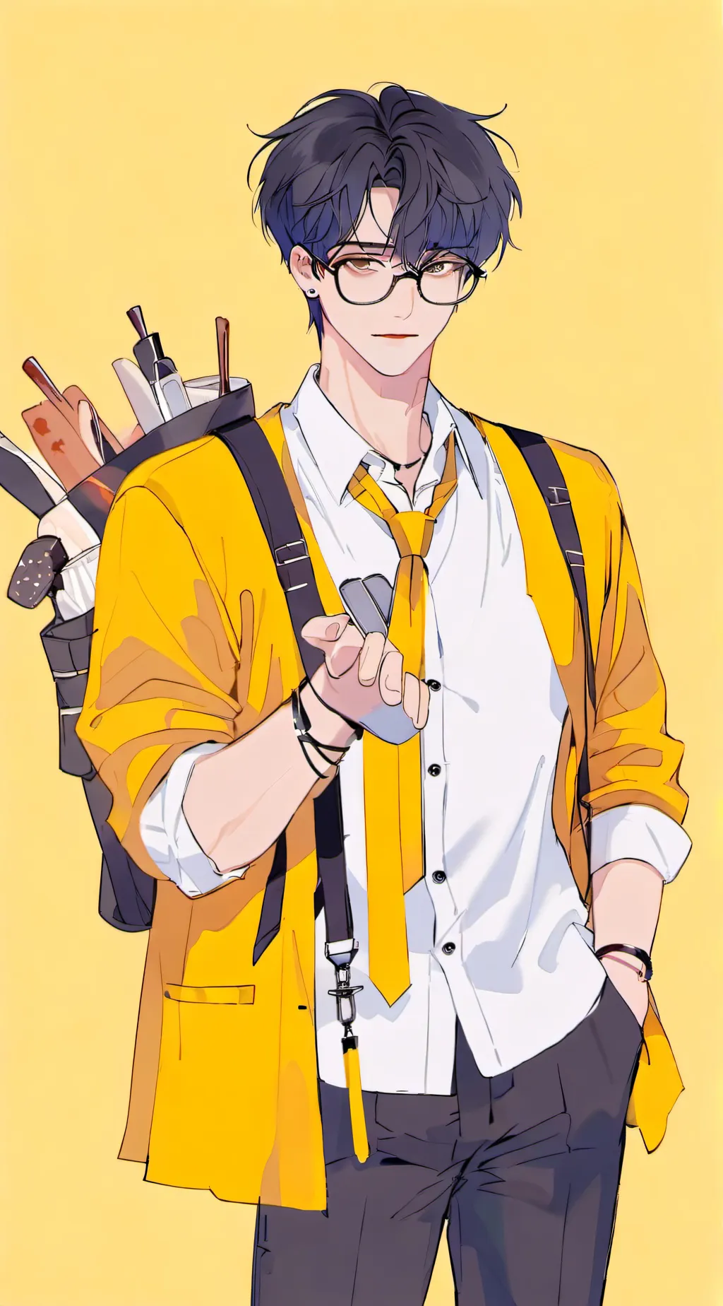 ai character: Koru background