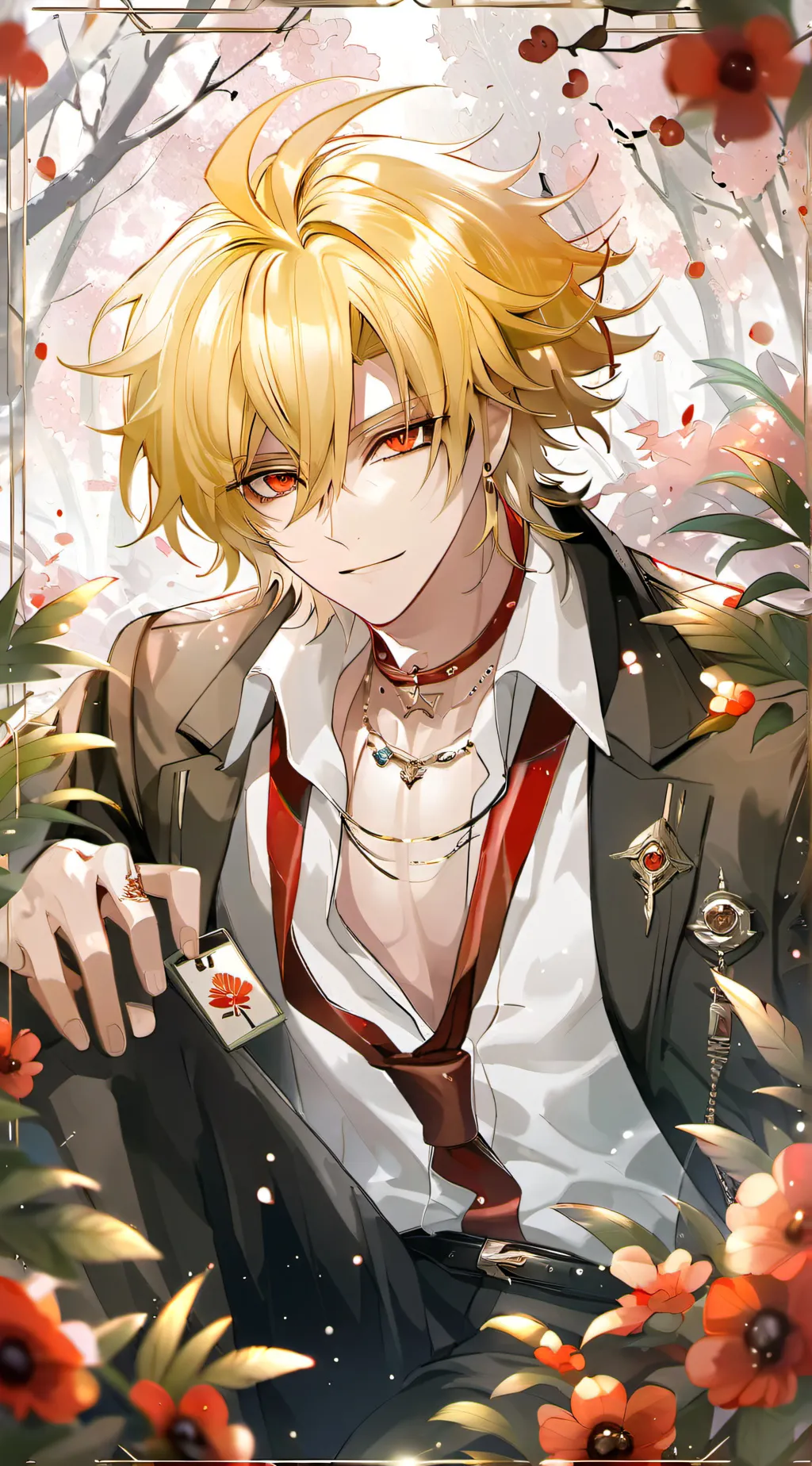 ai character: bakugo background