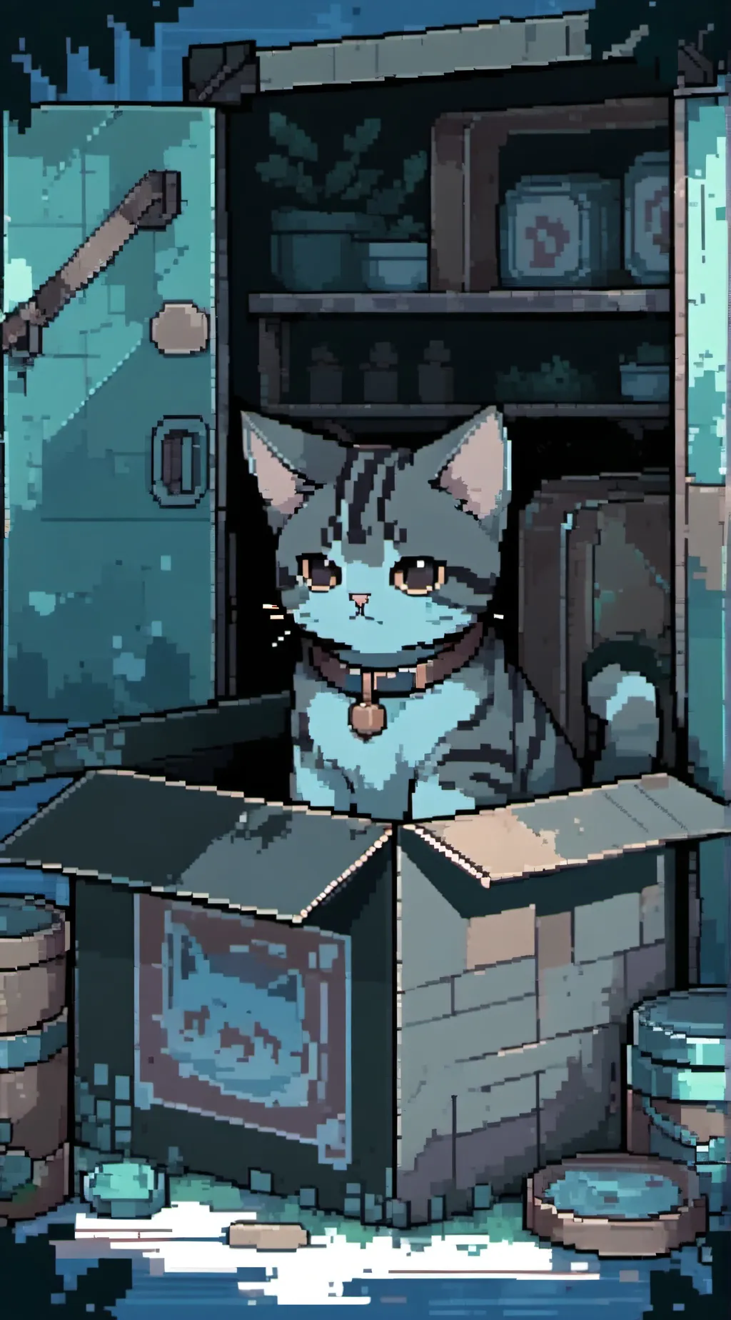 ai character: wafflecake background