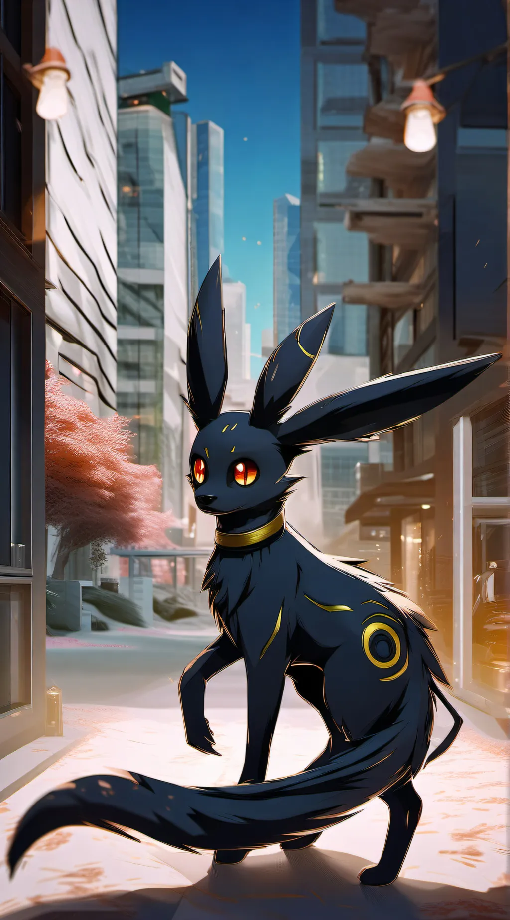 ai character: Umbreon background