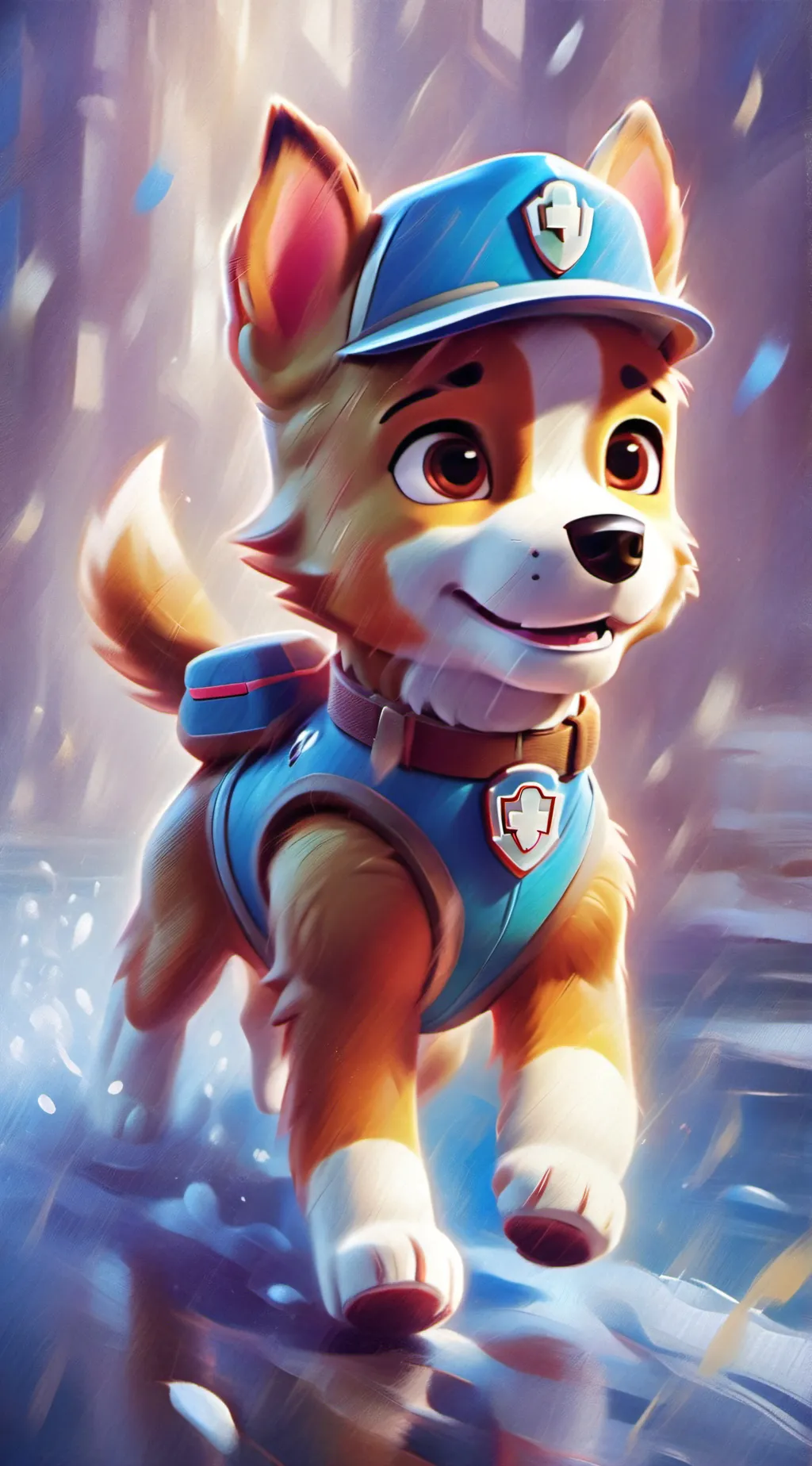ai character: Paw Patrol  background