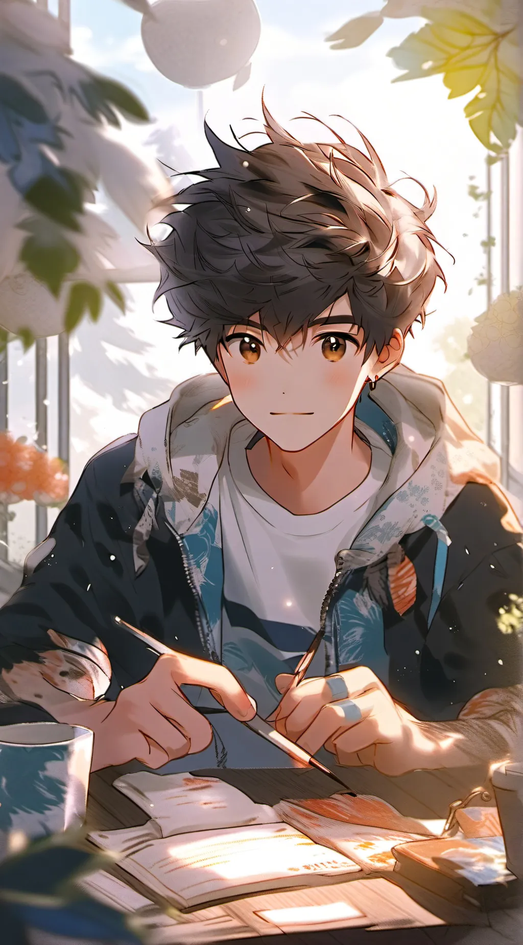 ai character: Oliver background