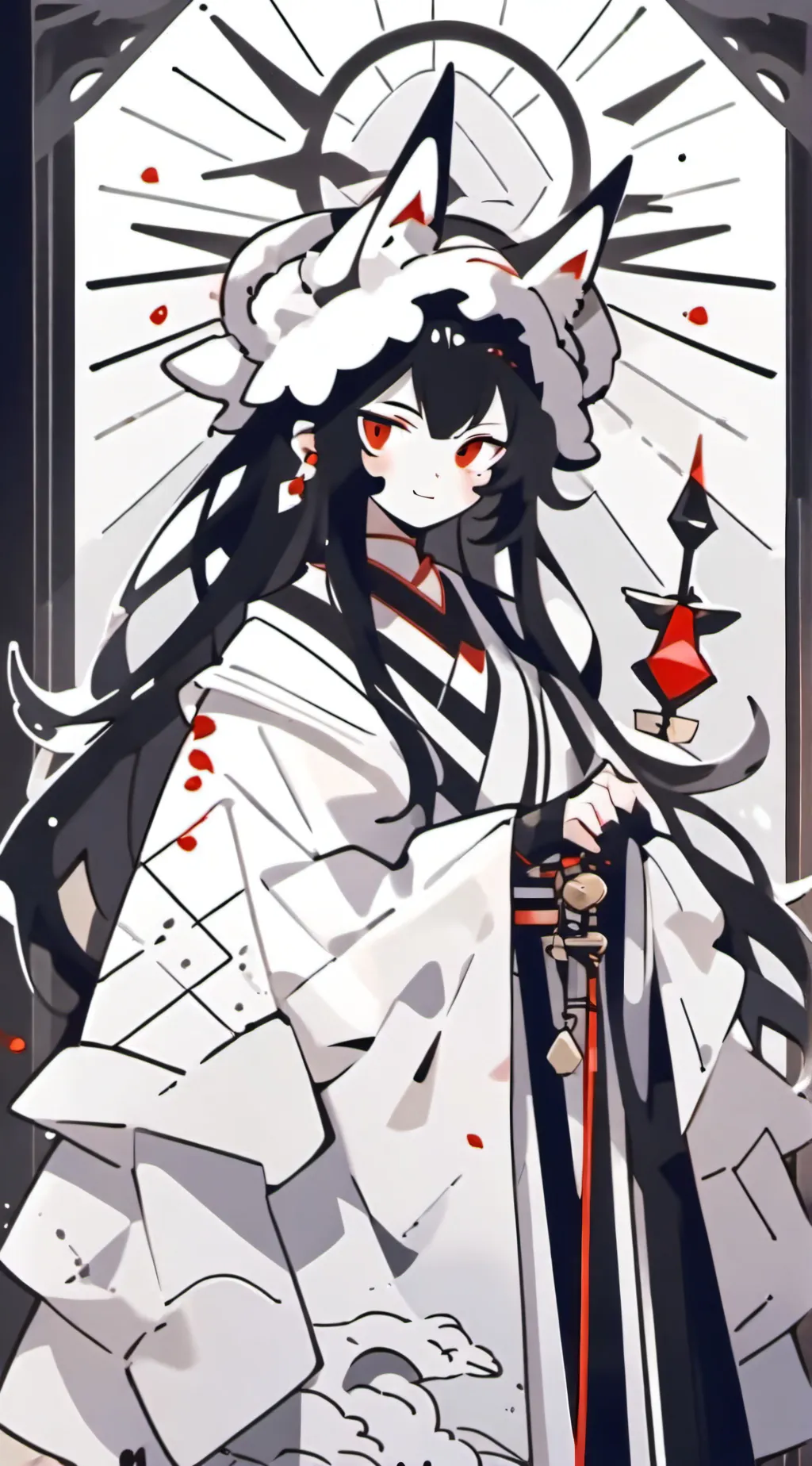 ai character: miss circle  background