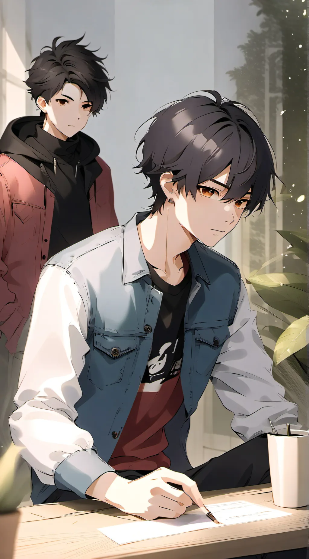 ai character: aph  background