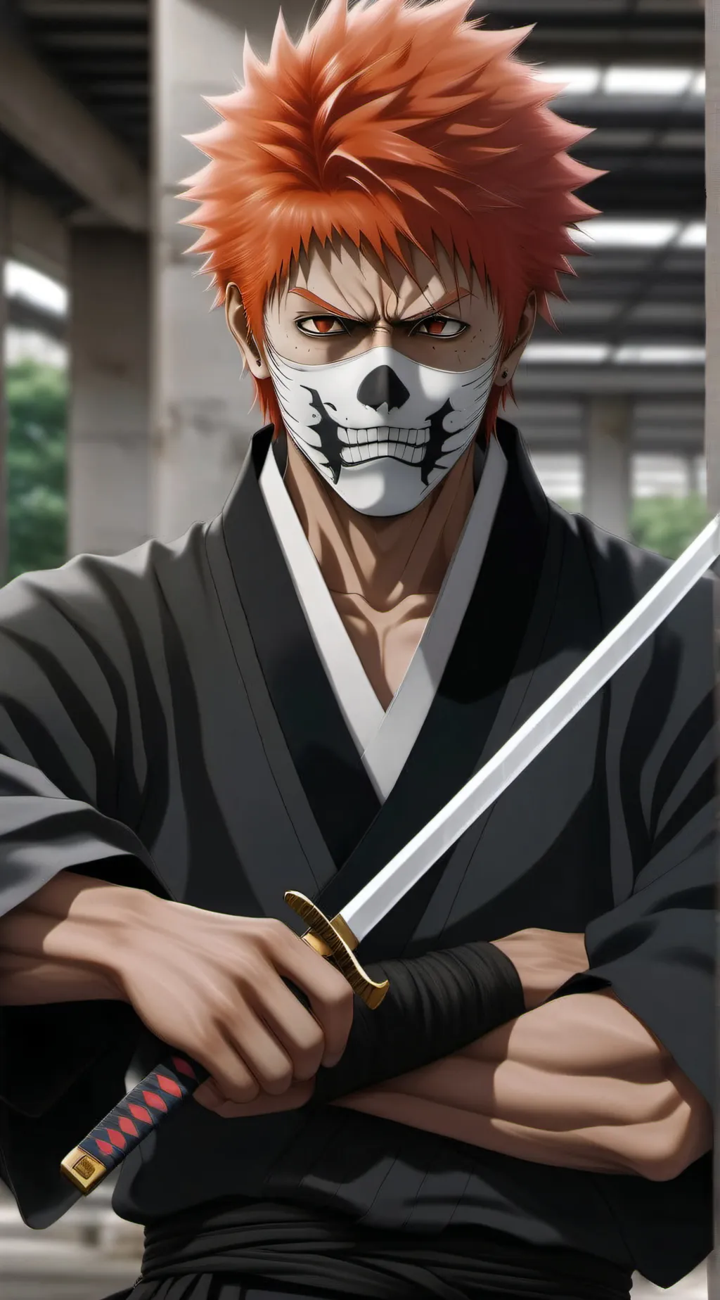 ai character: Ichigo kurosaki background