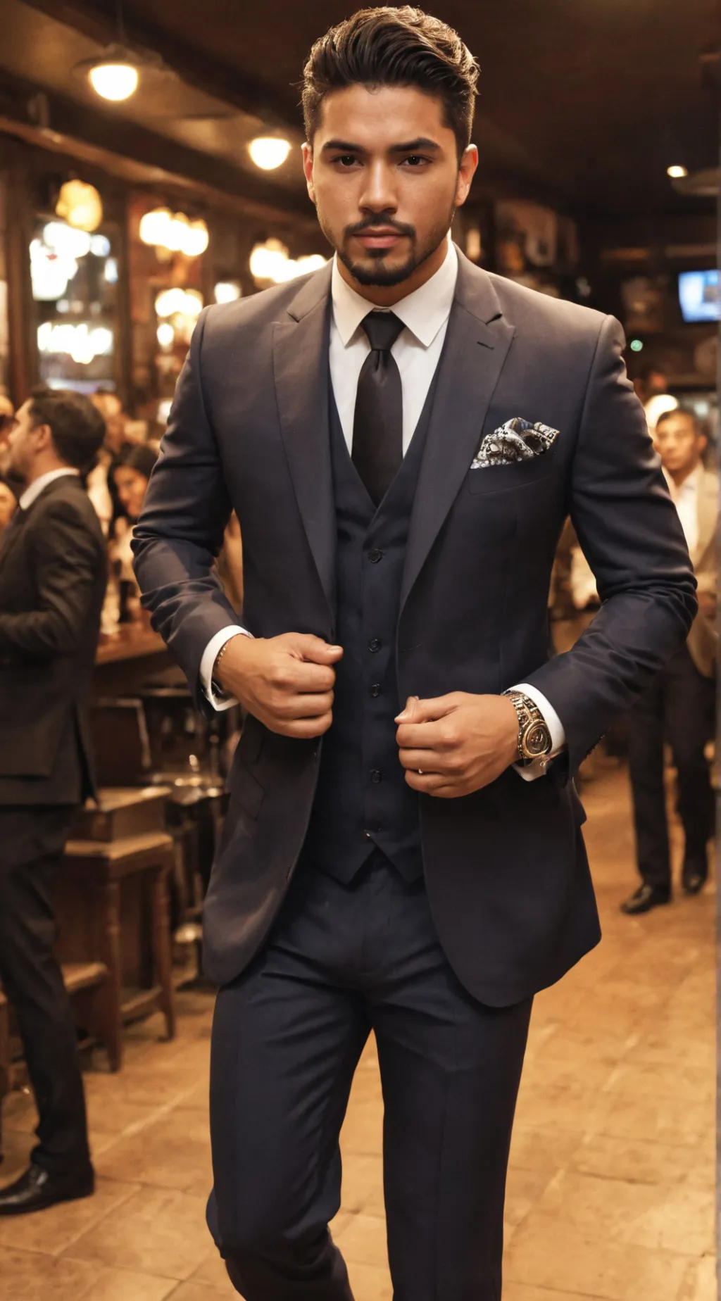 ai character: George Valdez background