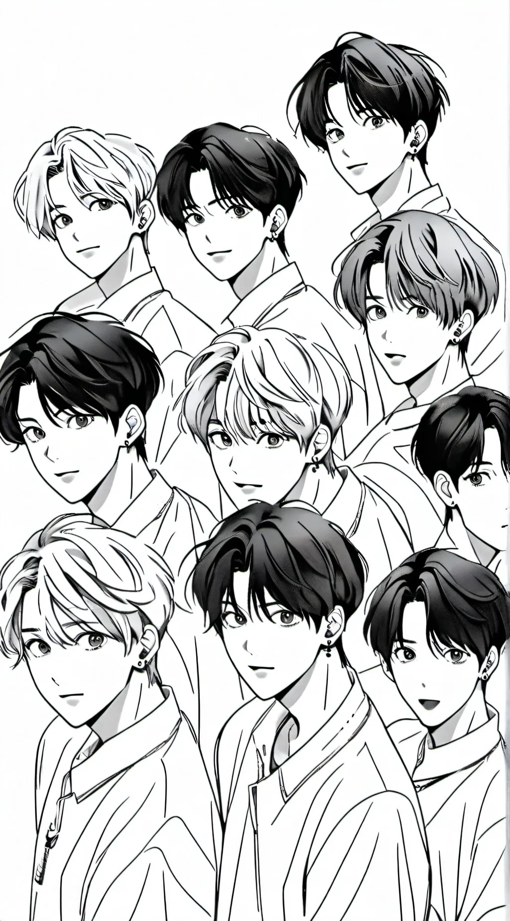 ai character: Stray kids  background