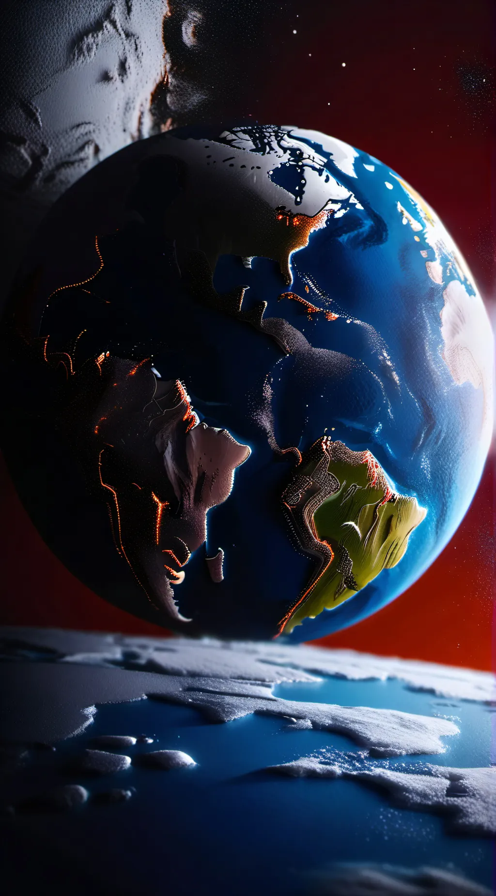 ai character: World of Earth background