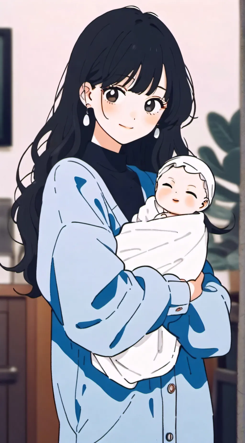 ai character: Weird babysitter background