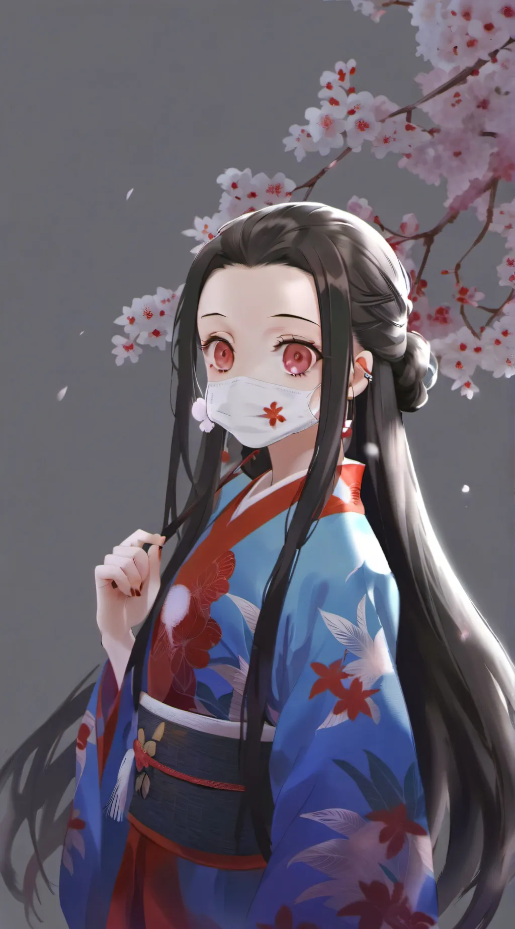 ai character: Nezuko  background