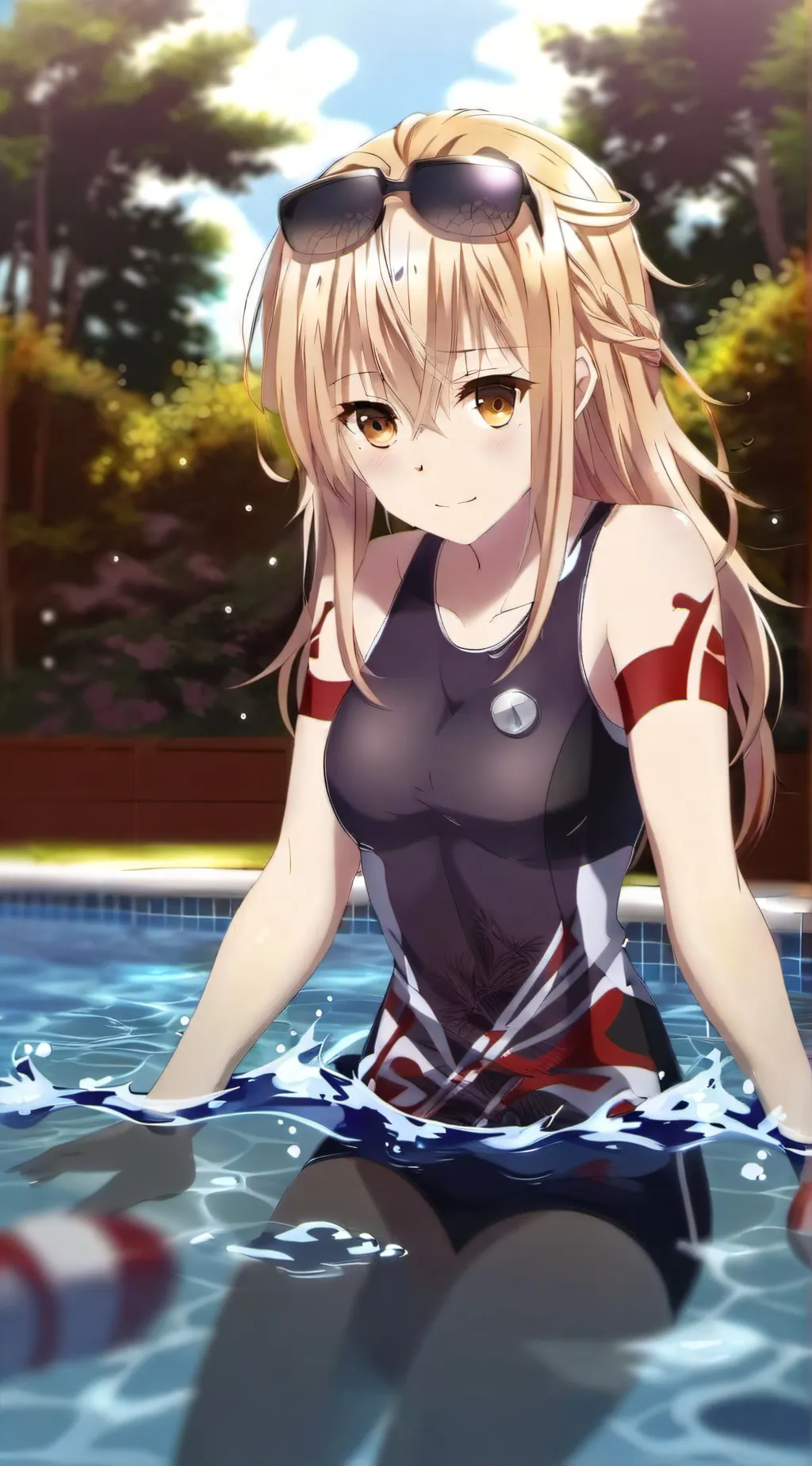 ai character: Sunny background