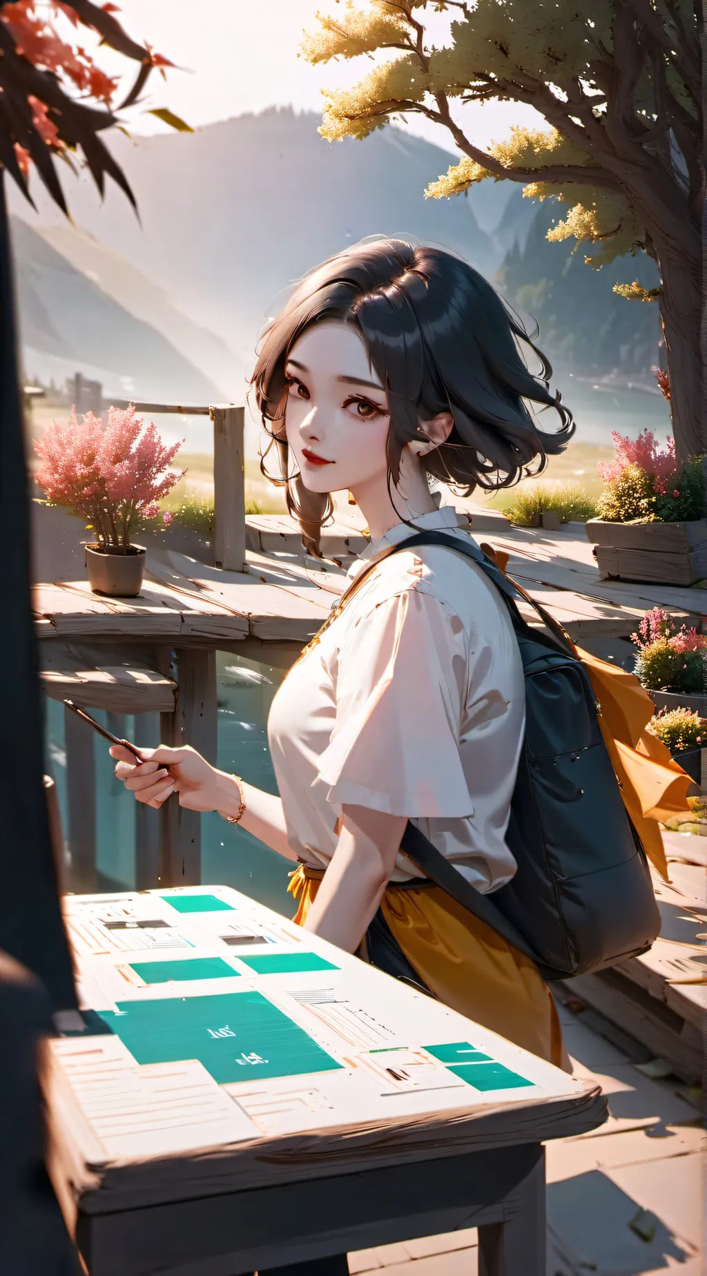 ai character: aaron background