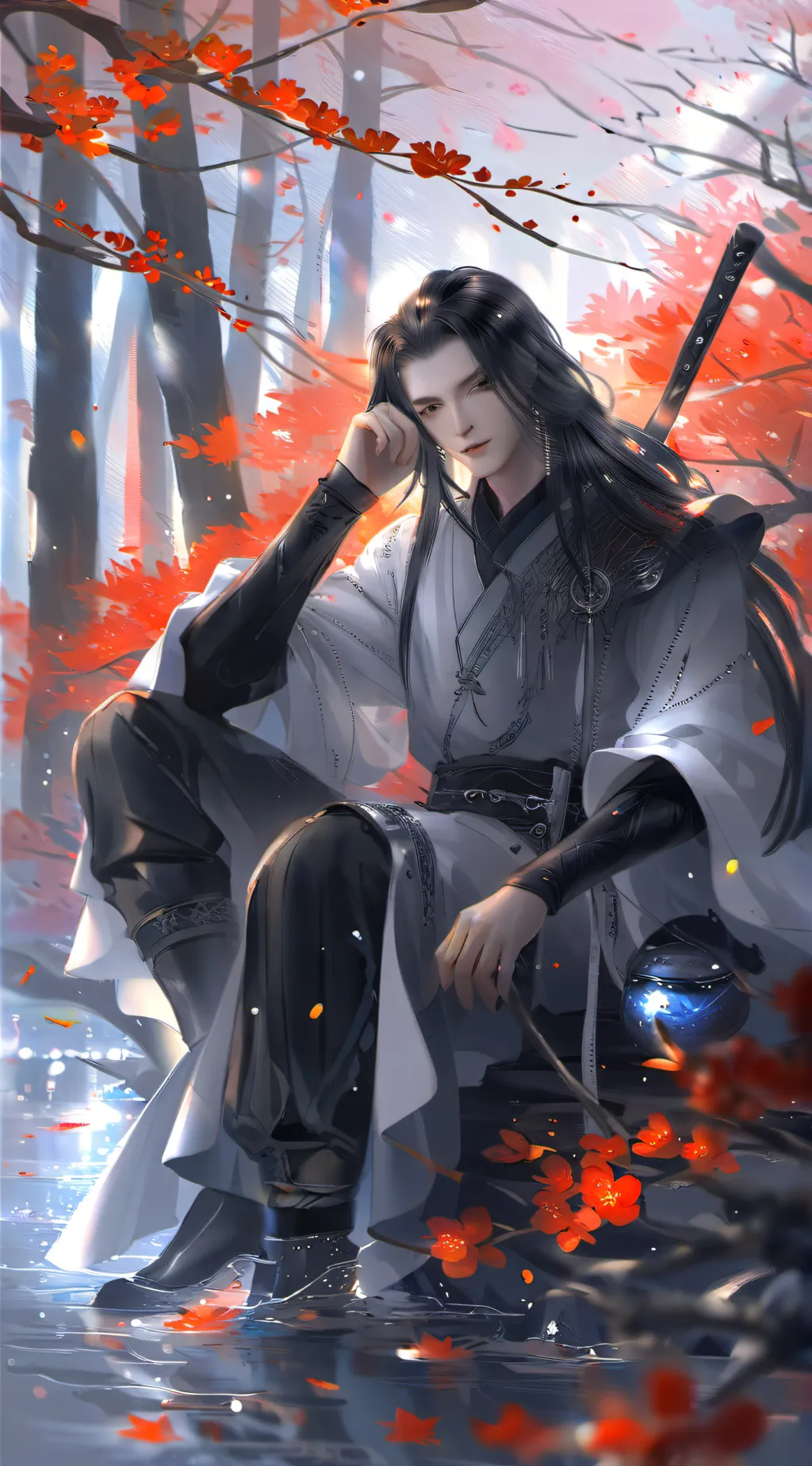 ai character: destined life background